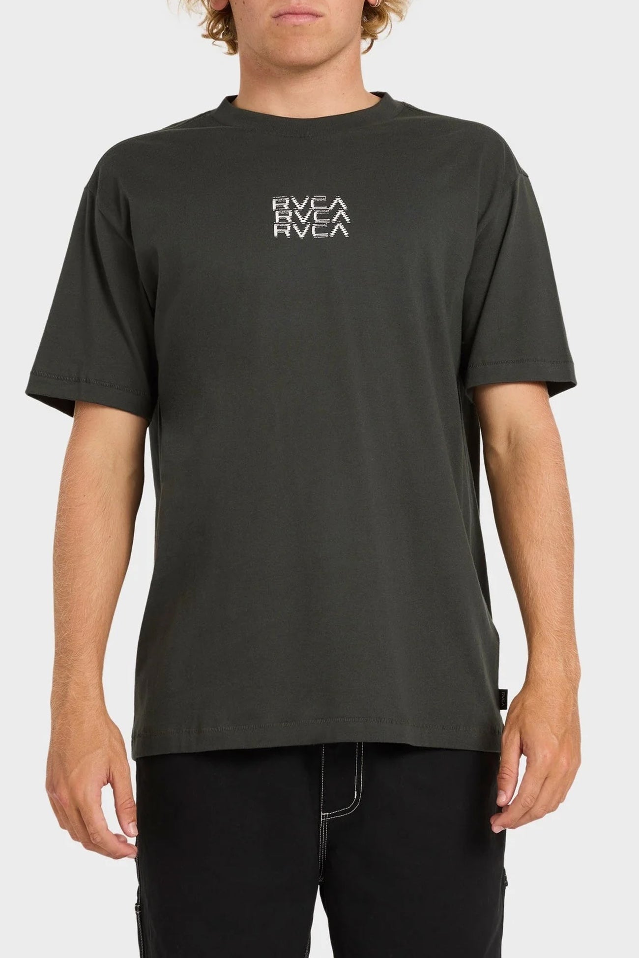 RVCA Repeater Short Sleeve Tee Pirate Black
