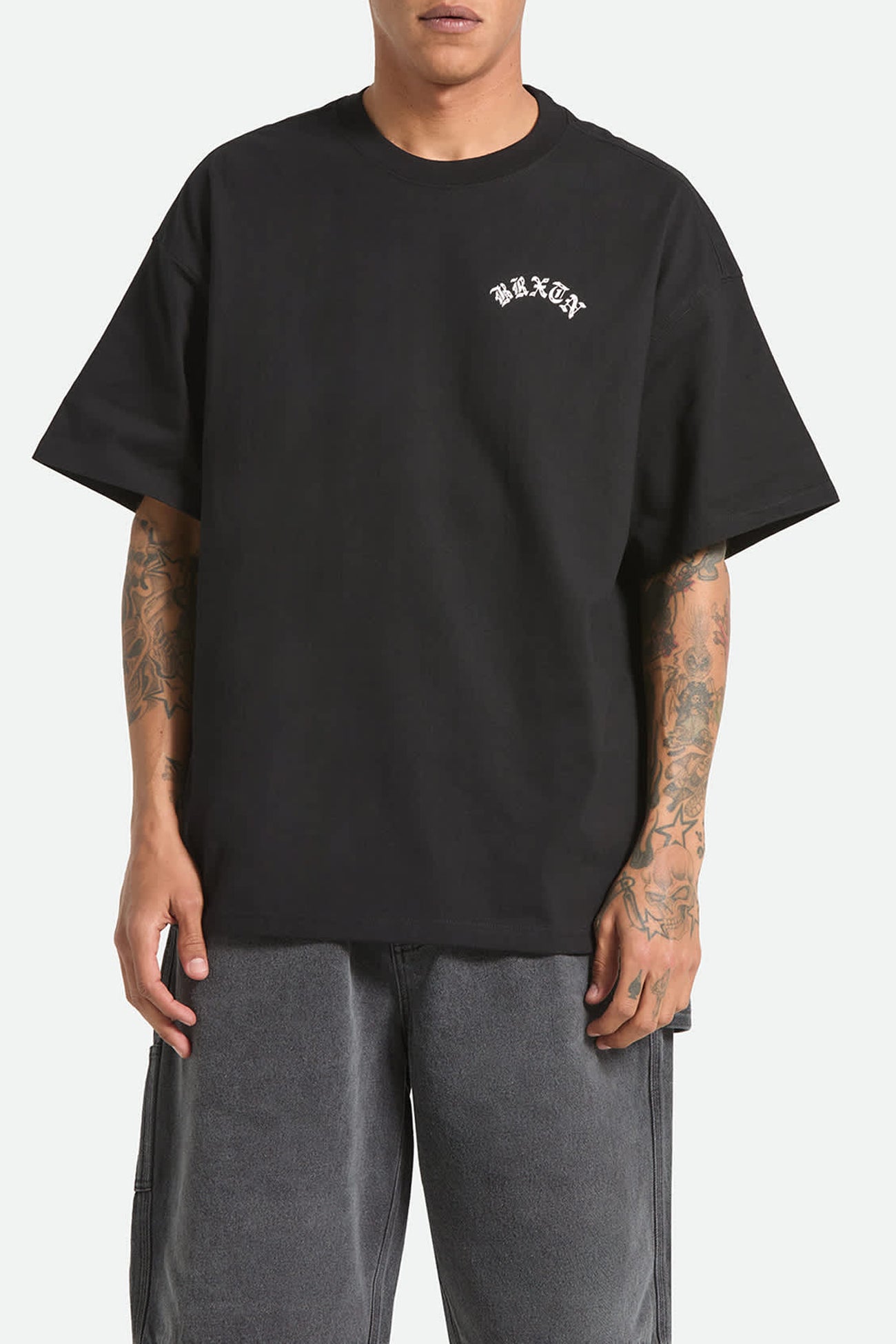 Drive Short Sleeve Oversized Tee Black