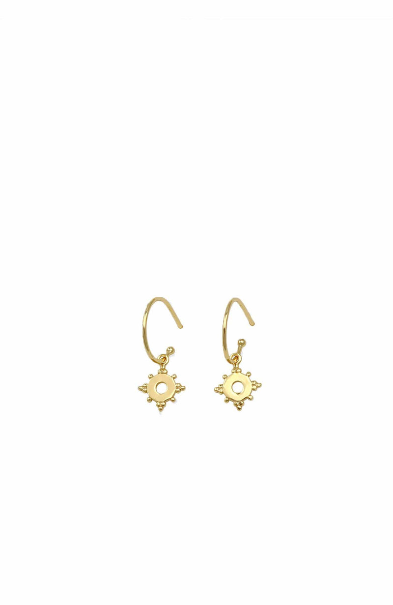 Pia Earrings Sterling Silver Gold