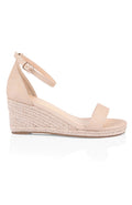 Bobbie Espadrille Low Wedge Tan Softee
