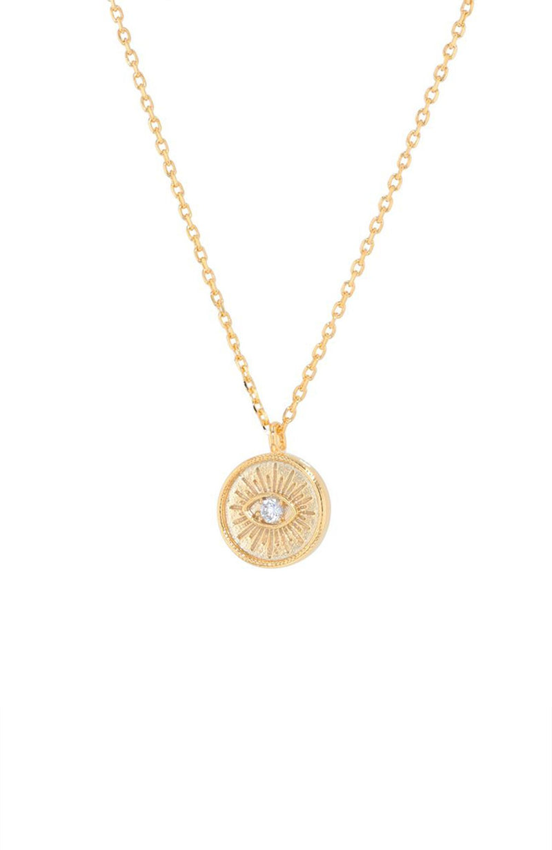 Emilia Eye Necklace Gold