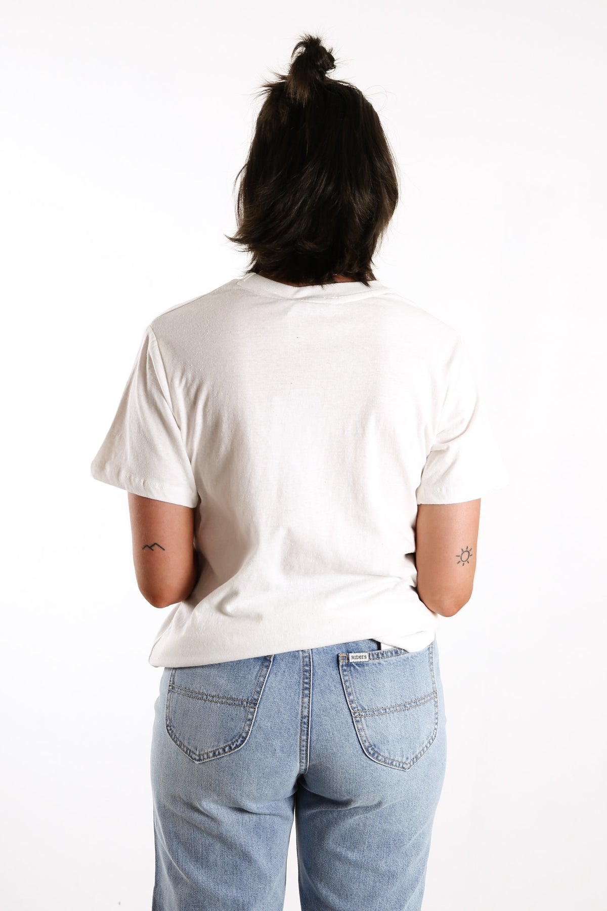 Jorge Sign Here Tee Vintage White