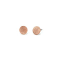 Circle Earrings Rose Gold