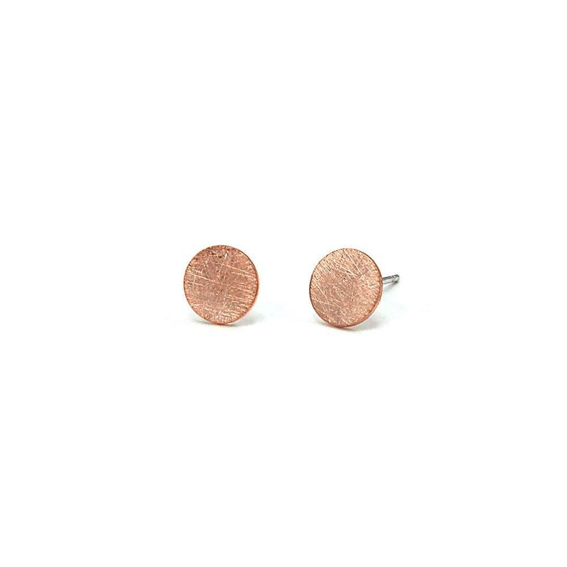 Circle Earrings Rose Gold