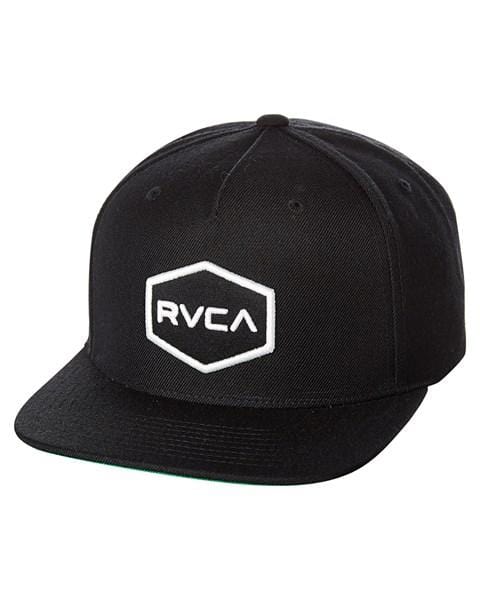 Commonwealth Snapback Black White RVCA - Jean Jail