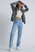 A 94 High Straight Jean Deanna Organic