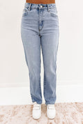 A 94 High Straight Jean Deanna Organic