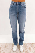 A 94 High Straight Jean Deanna Organic