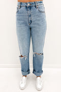 A 94 High Straight Jean Deanna Organic