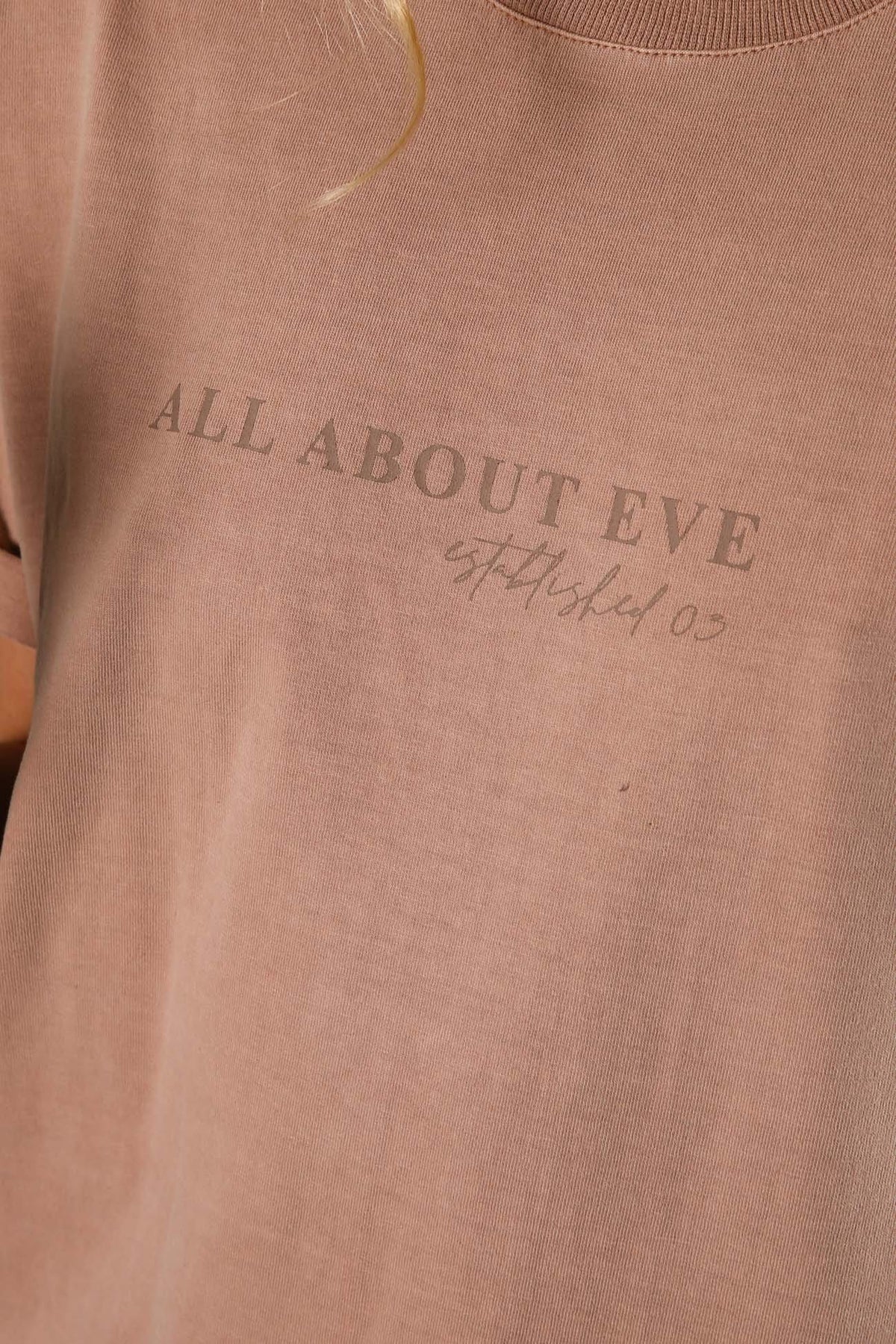 AAE Washed Tee Dress Tan All About Eve - Jean Jail
