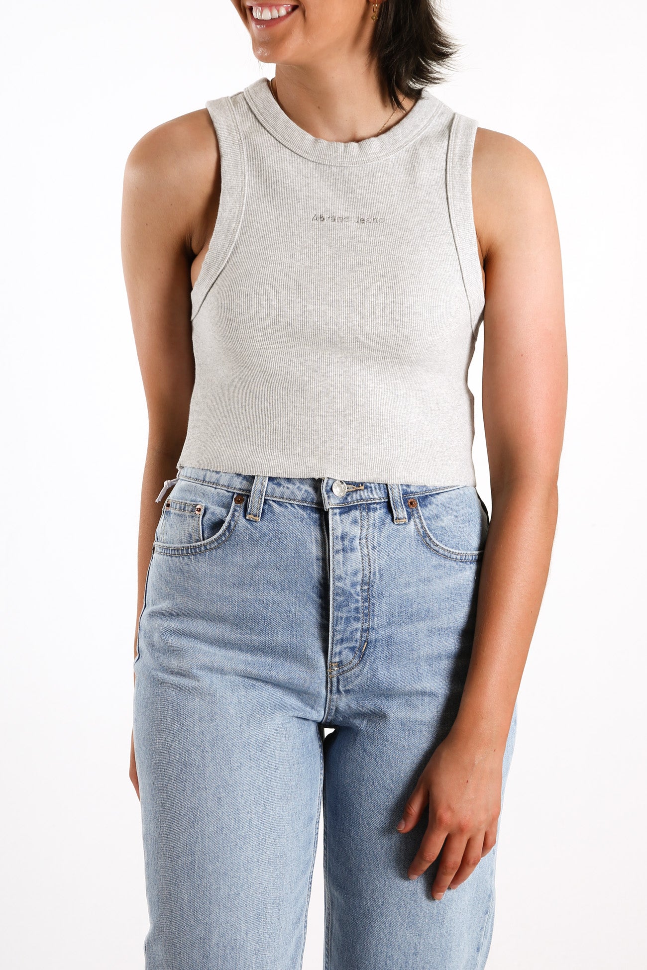 A Heather Singlet Grey Marle