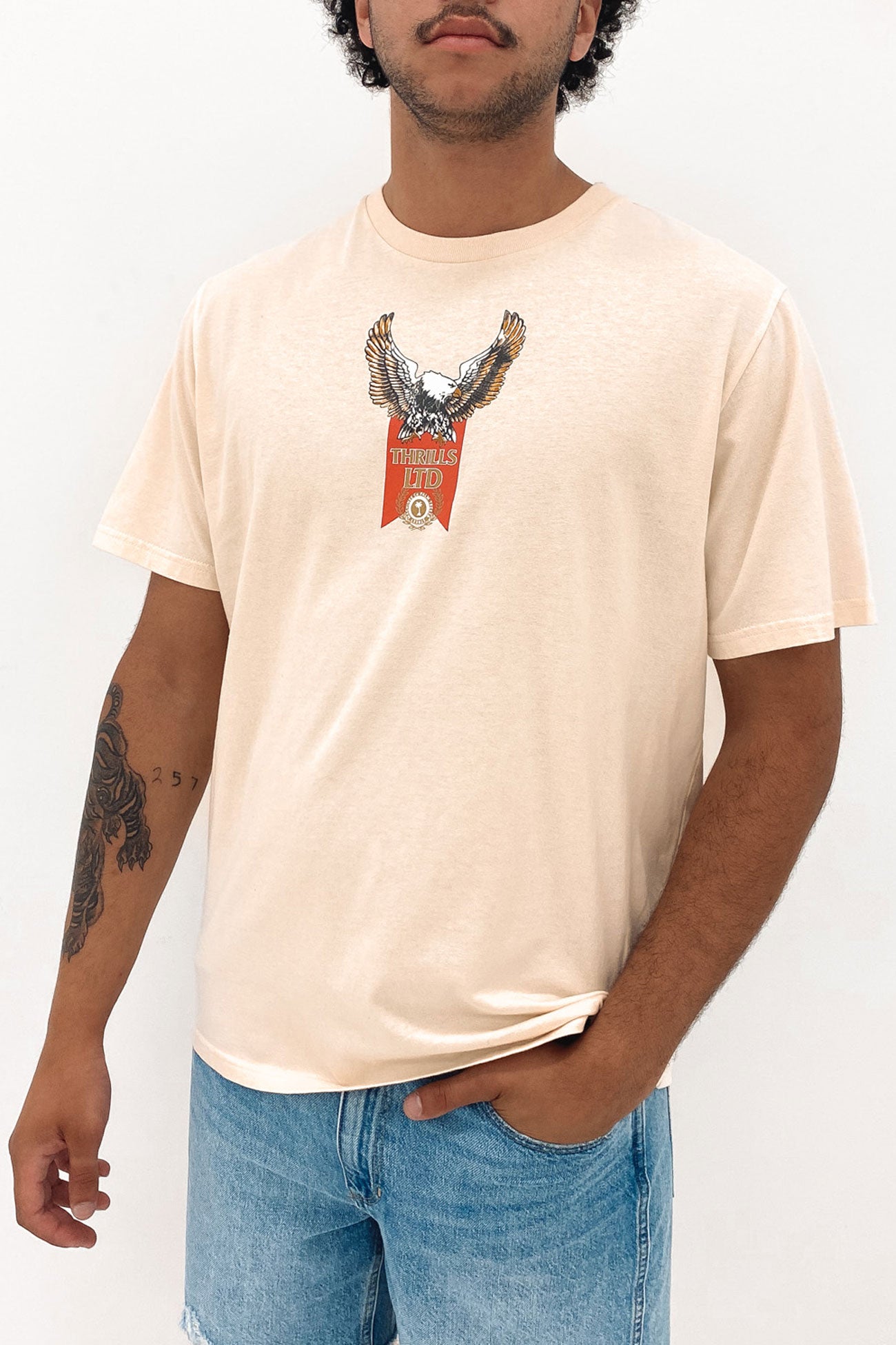 All For One Merch Fit Tee Heritage White