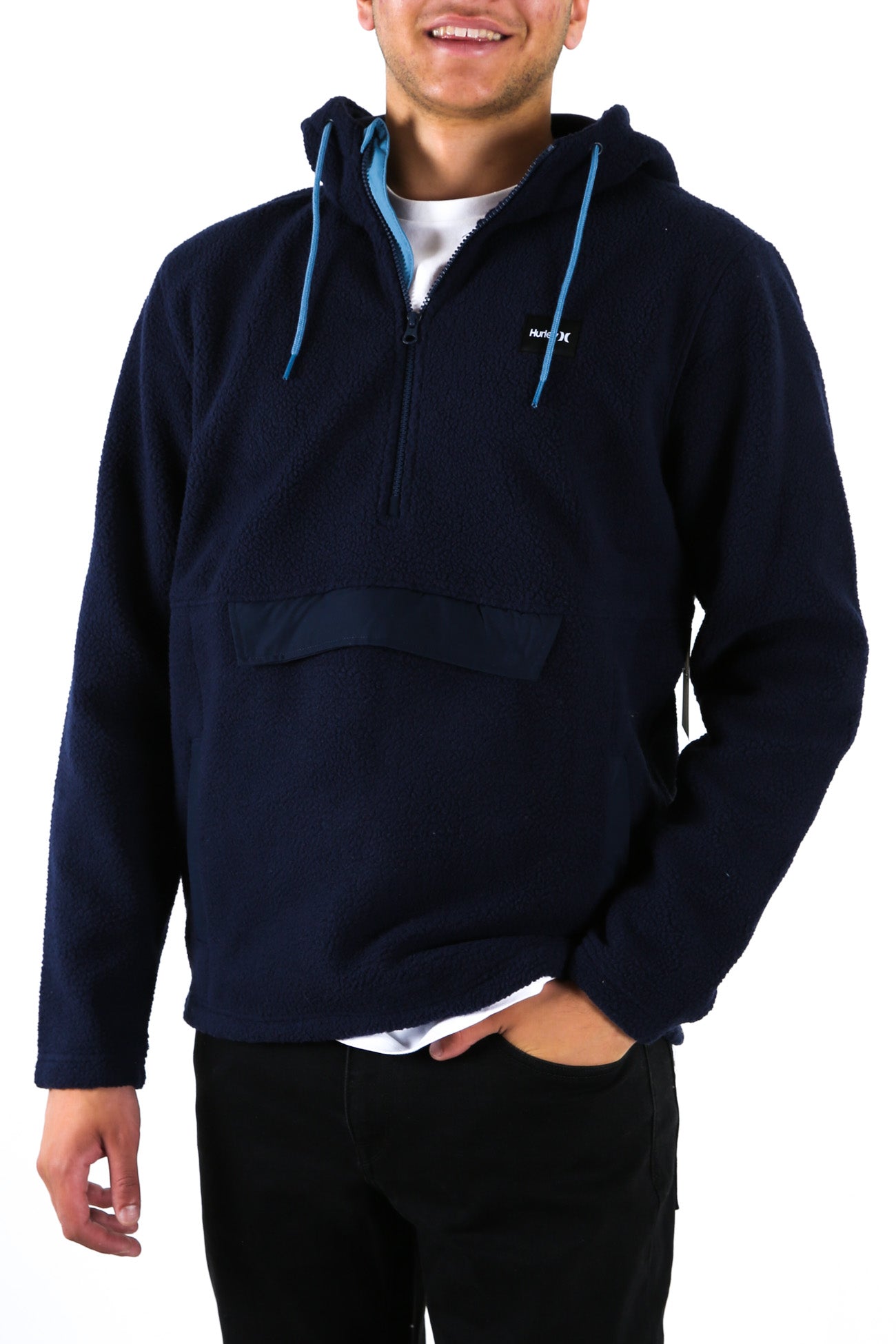 Anorak Sherpa Fleece Obsidian