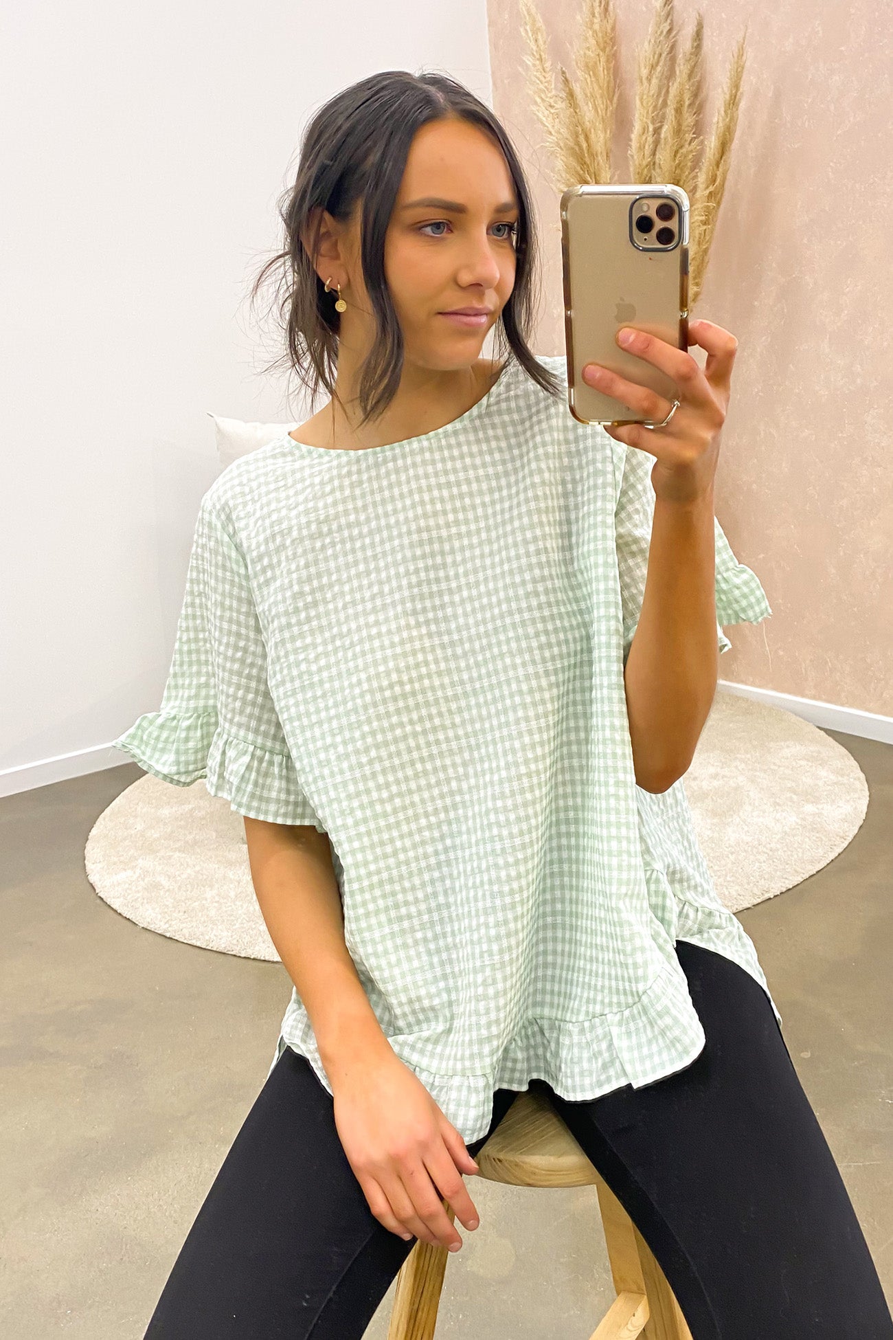 Aria Top Green