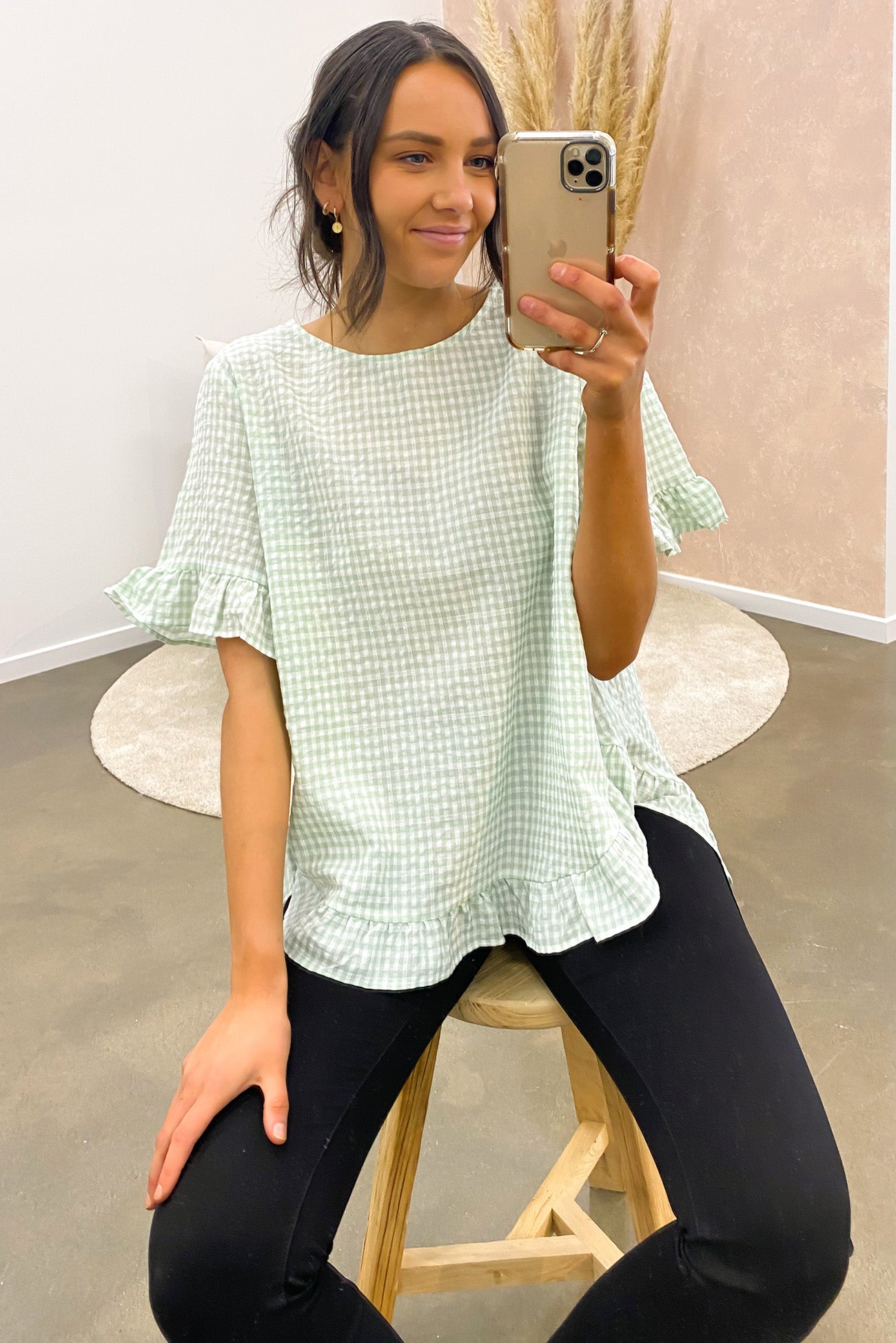 Aria Top Green