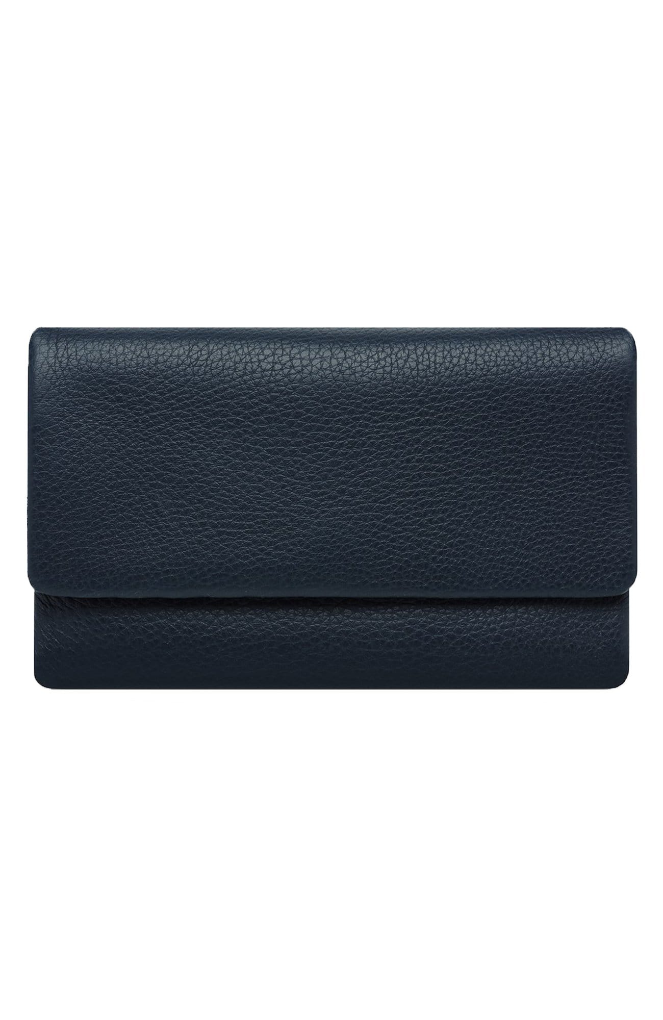 Audrey Wallet Pebble Navy