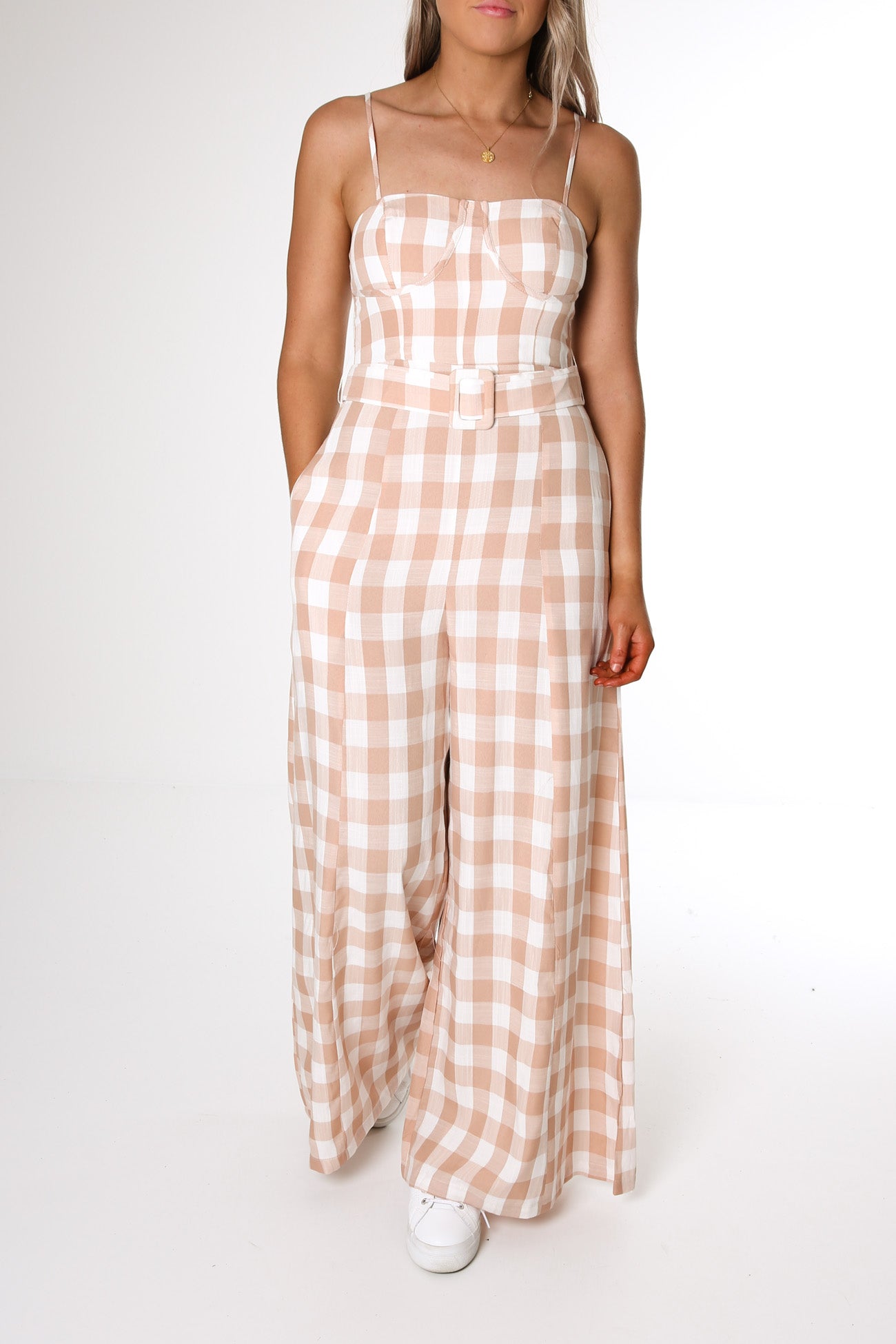 Azalea Jumpsuit Beige