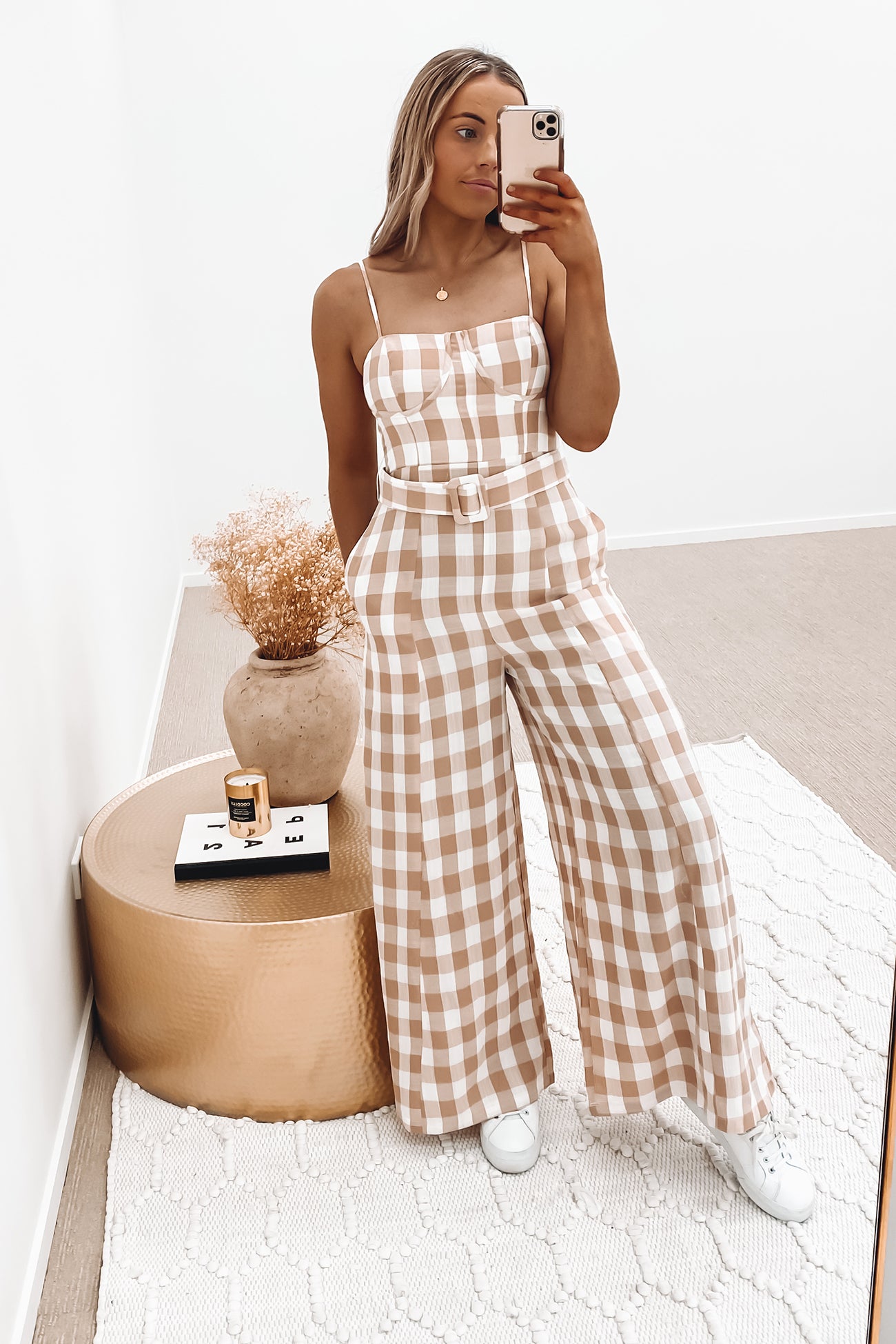 Azalea Jumpsuit Beige