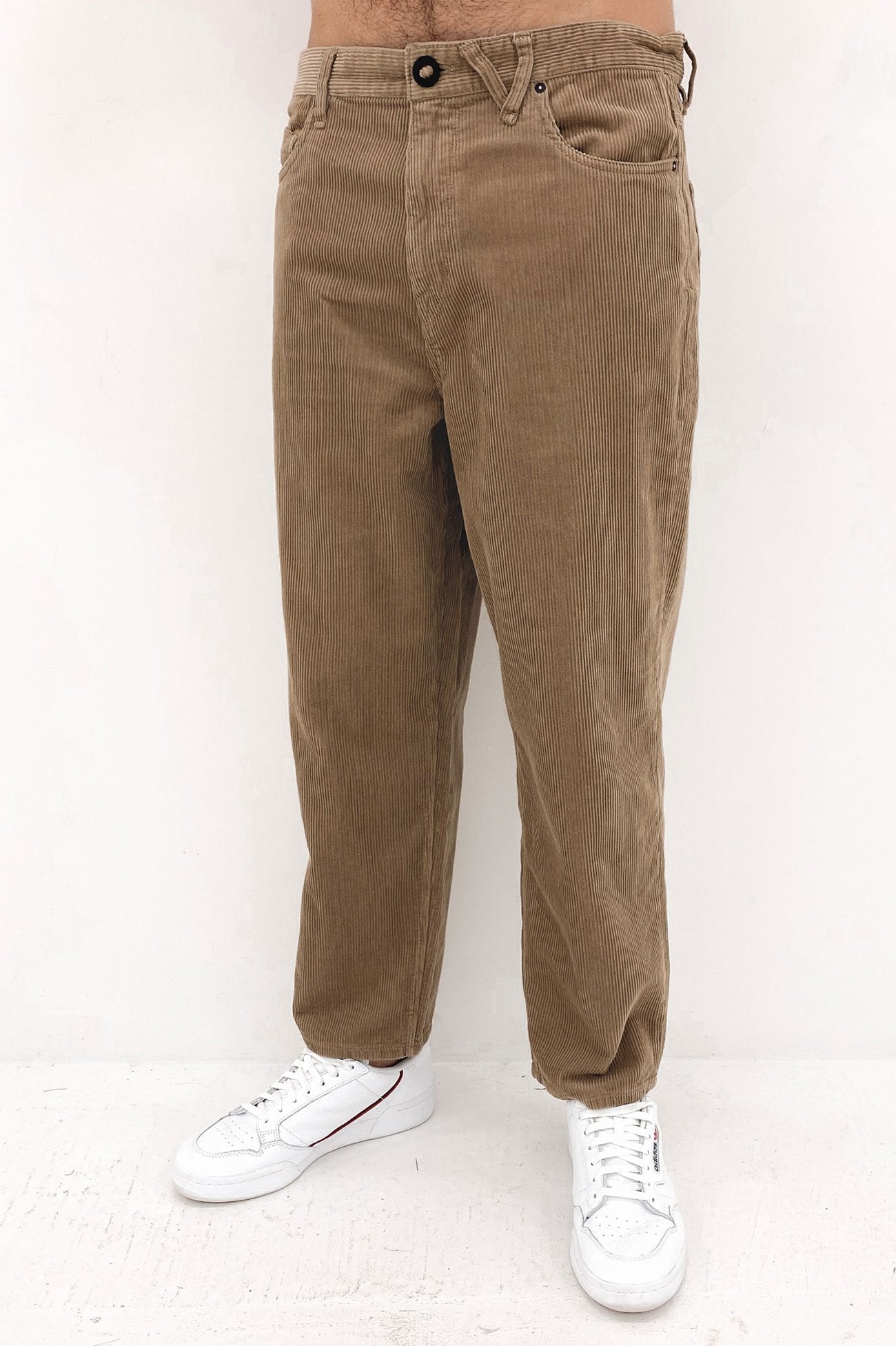 Billow Tapered Cord Pant Khaki