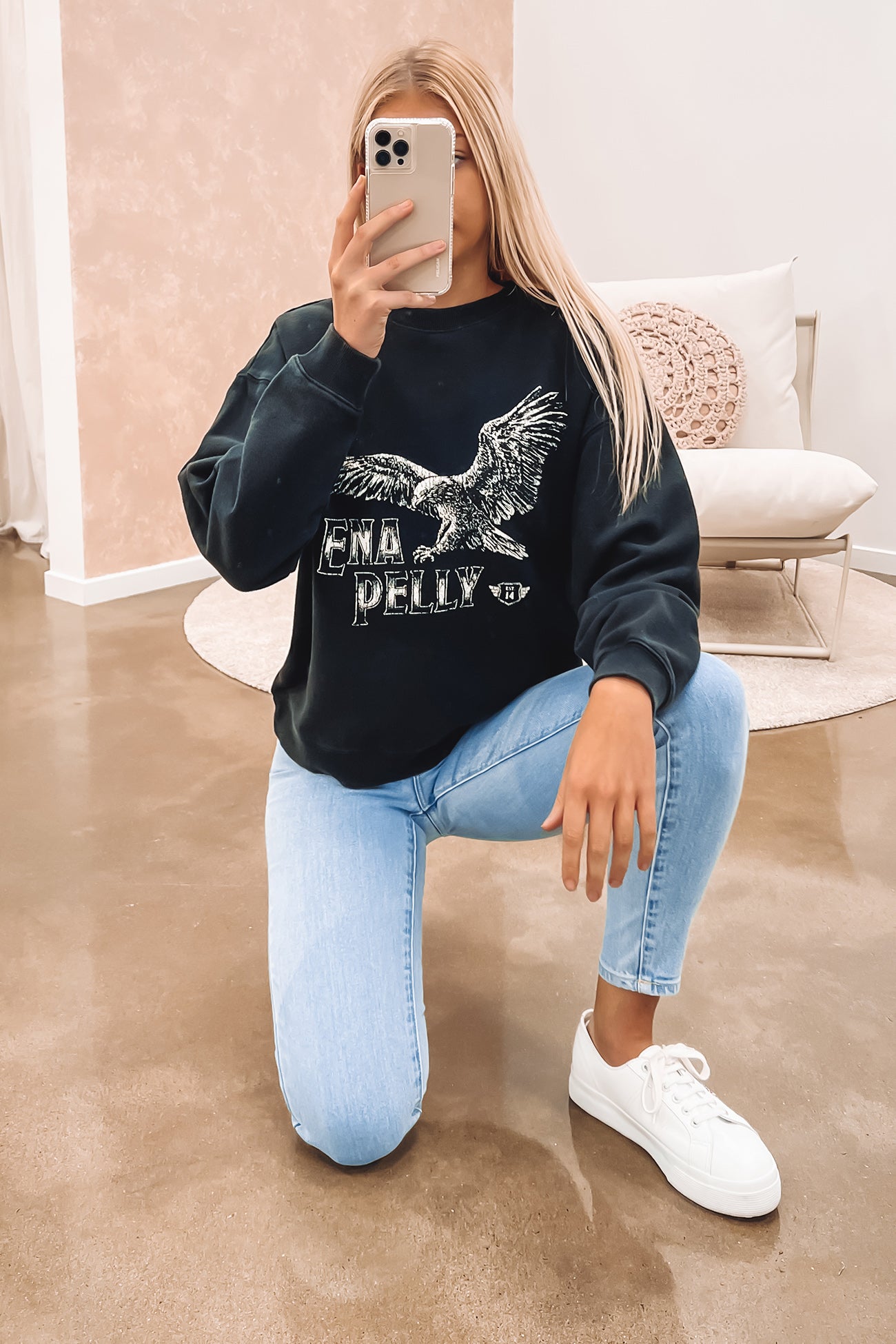 Bird Of Prey Sweat Washed Black