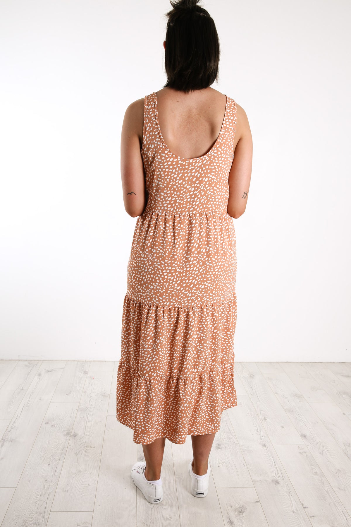 Blair Midi Dress Orange