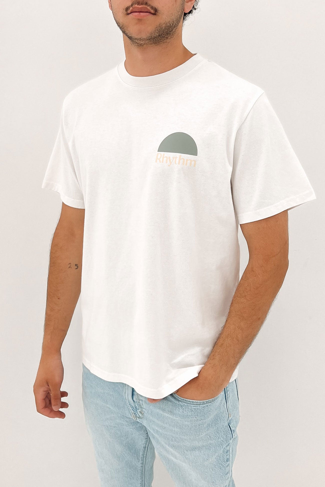 Blend Vintage Short Sleeve T-Shirt Vintage White