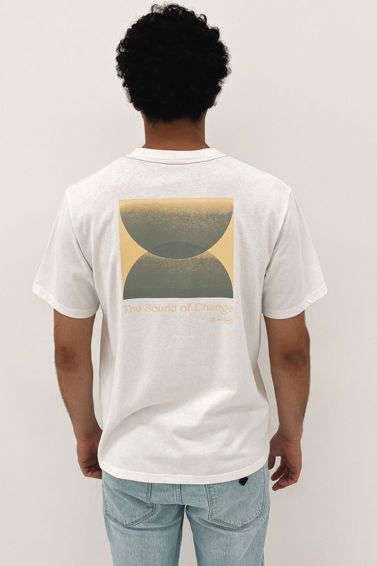 Blend Vintage Short Sleeve T-Shirt Vintage White