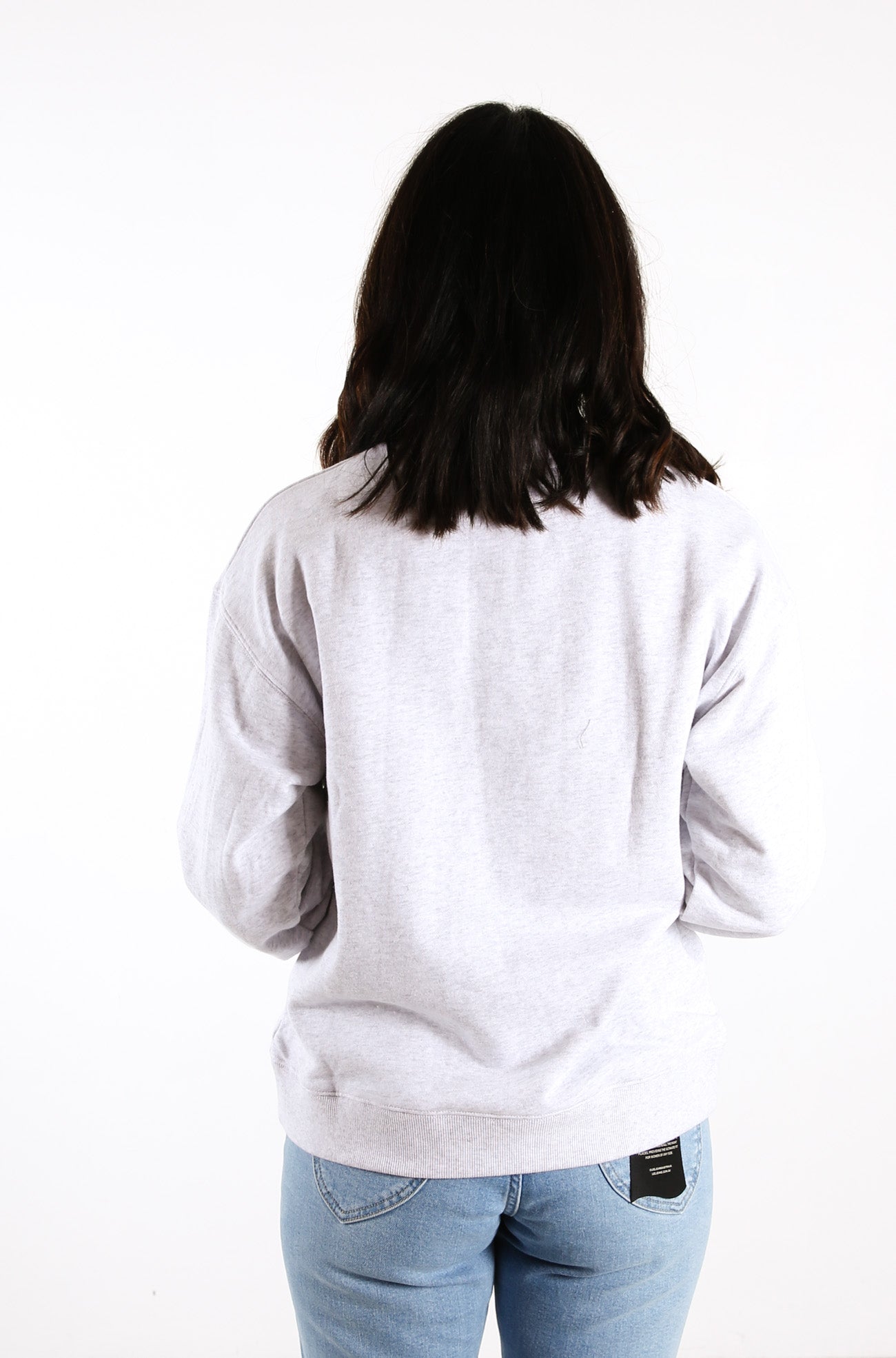 Boss Logo Sweatshirt White Marle