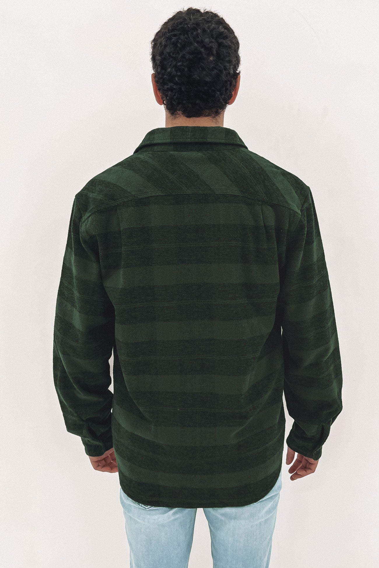 Bowery Heavy Weight Long Sleeve Flannel Forest Green