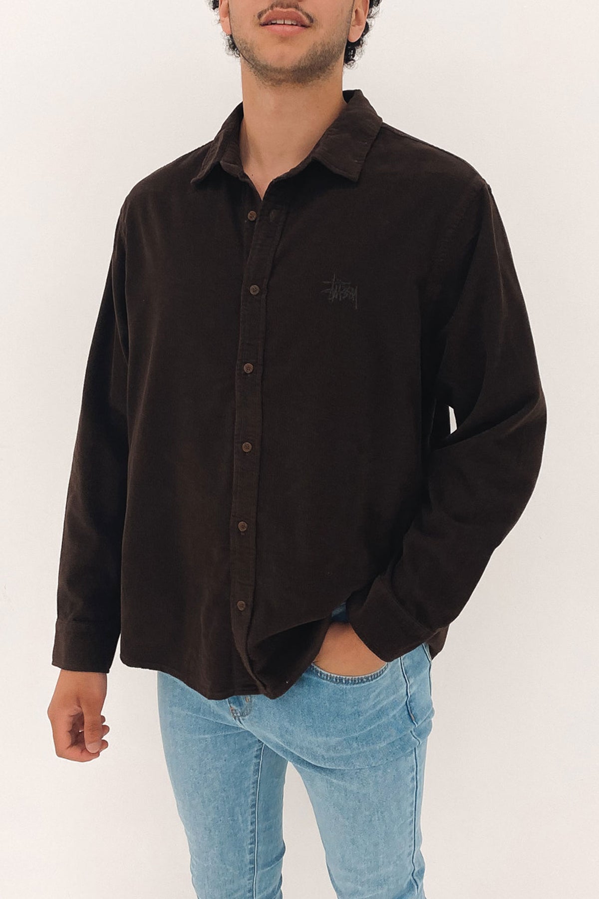Black cord best sale shirt