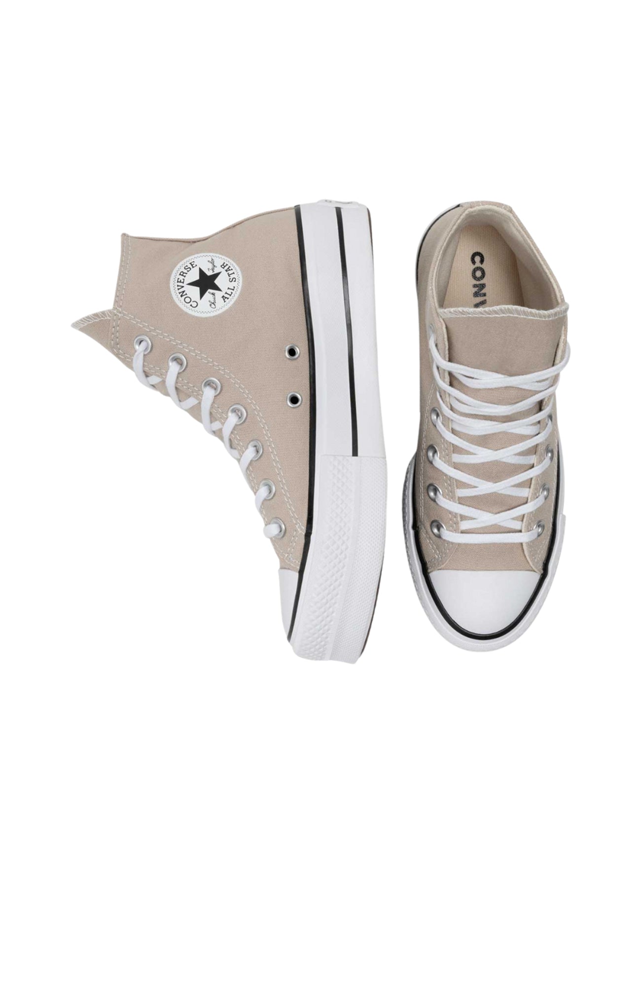 Chuck Taylor All Star Canvas Lift High Top Papyrus