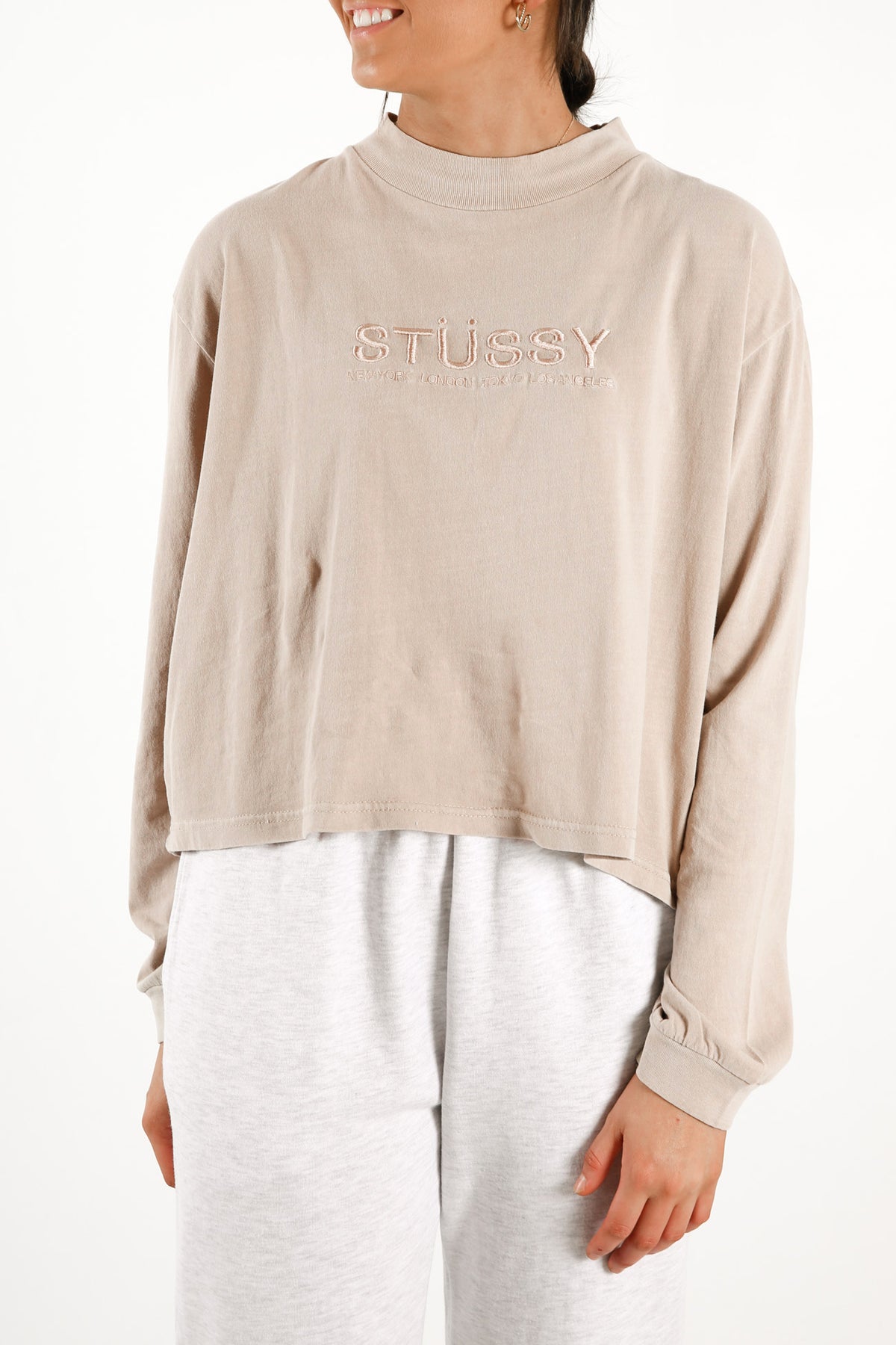 Chandler Mock Neck Long Sleeve Neutral