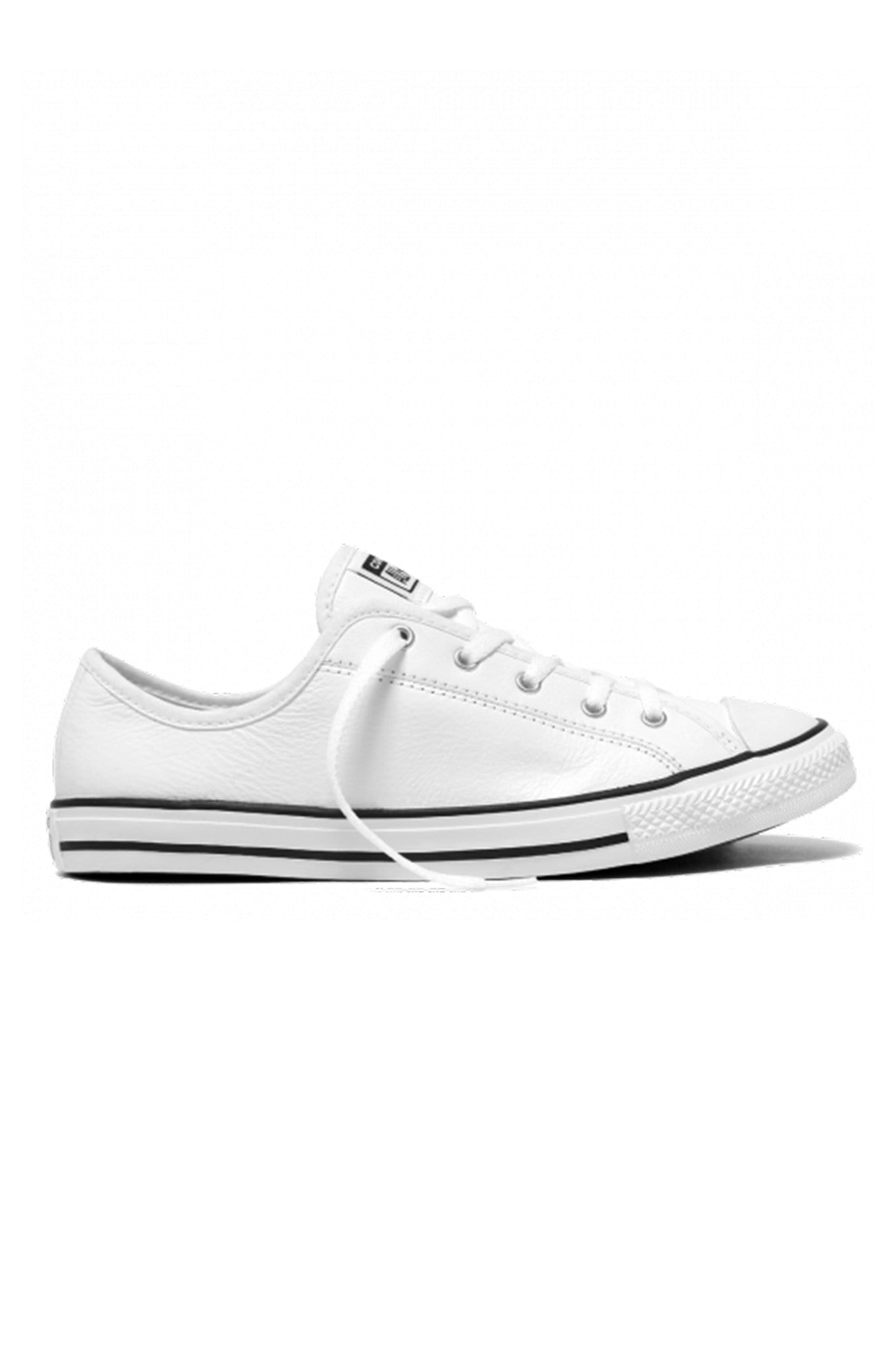 Chuck Taylor All Star Dainty Basic Low Leather Low Top White Converse - Jean Jail