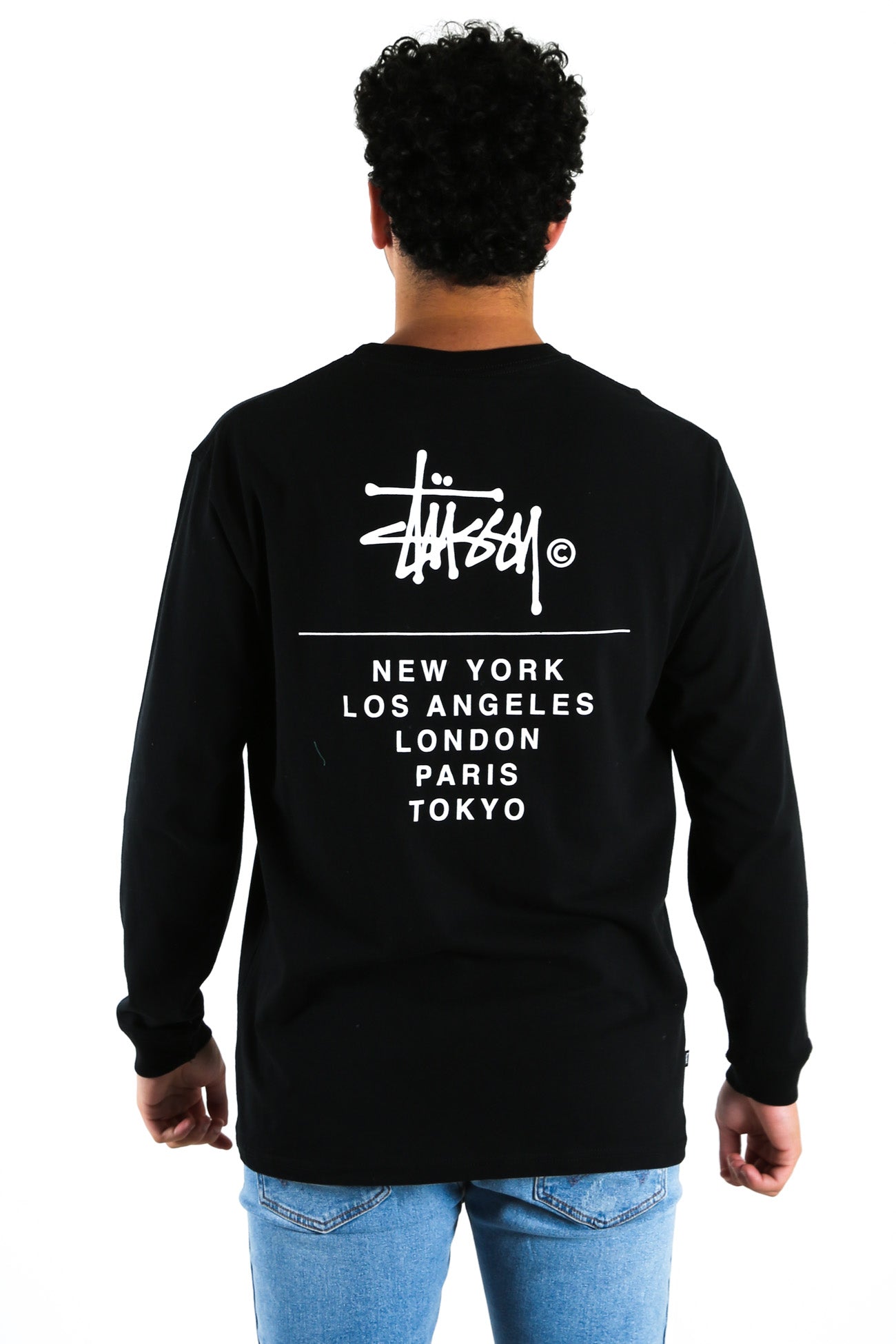 City Stack Longsleeve Tee Black