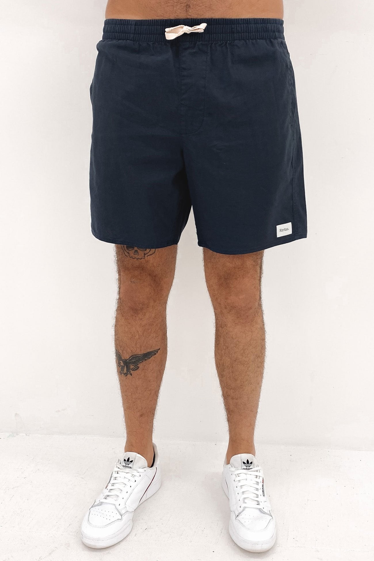 Classic Linen Jam Short Worn Navy