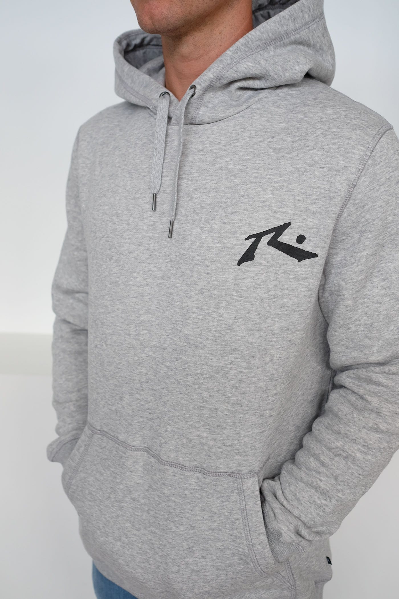 Competition Hooded Fleece Grey Marle Rusty - Jean Jail
