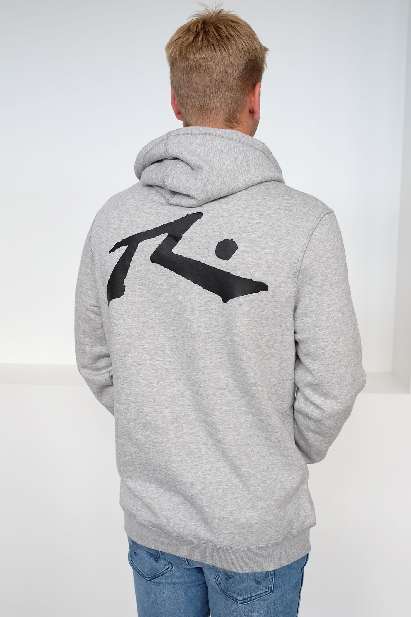 Competition Hooded Fleece Grey Marle Rusty - Jean Jail
