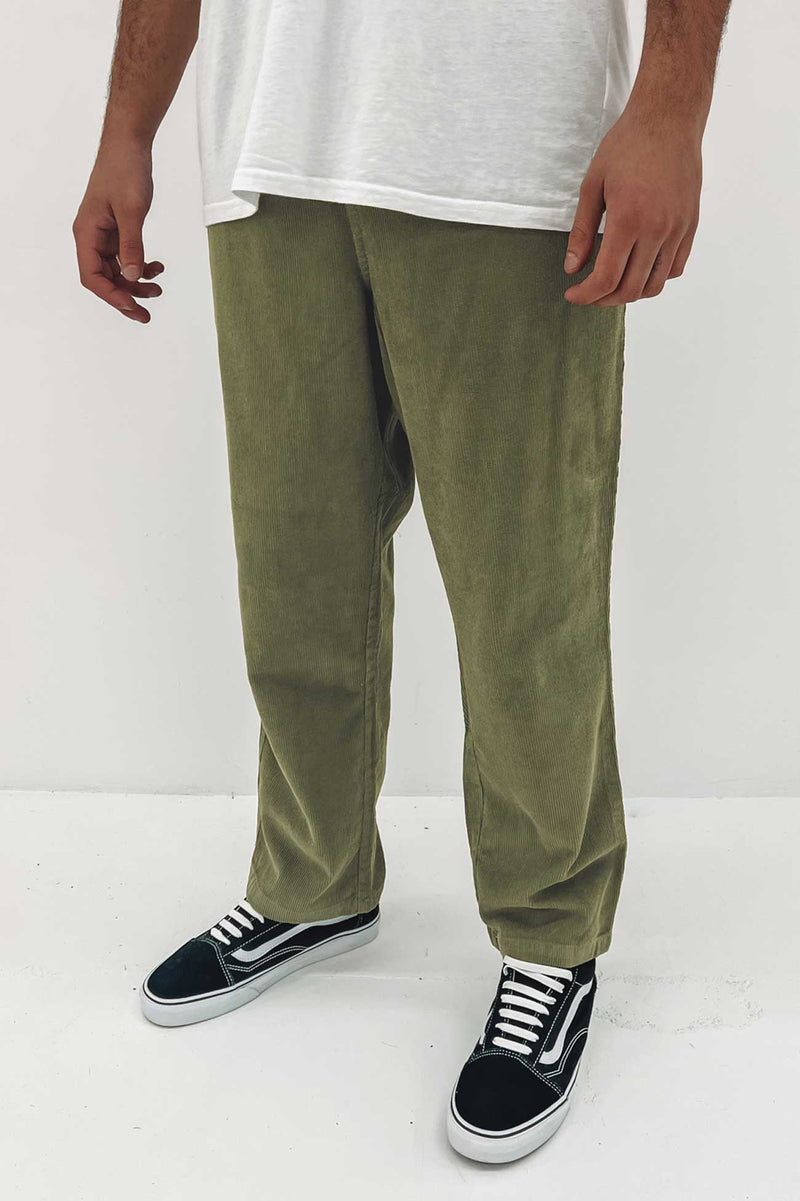 Light green outlet corduroy pants