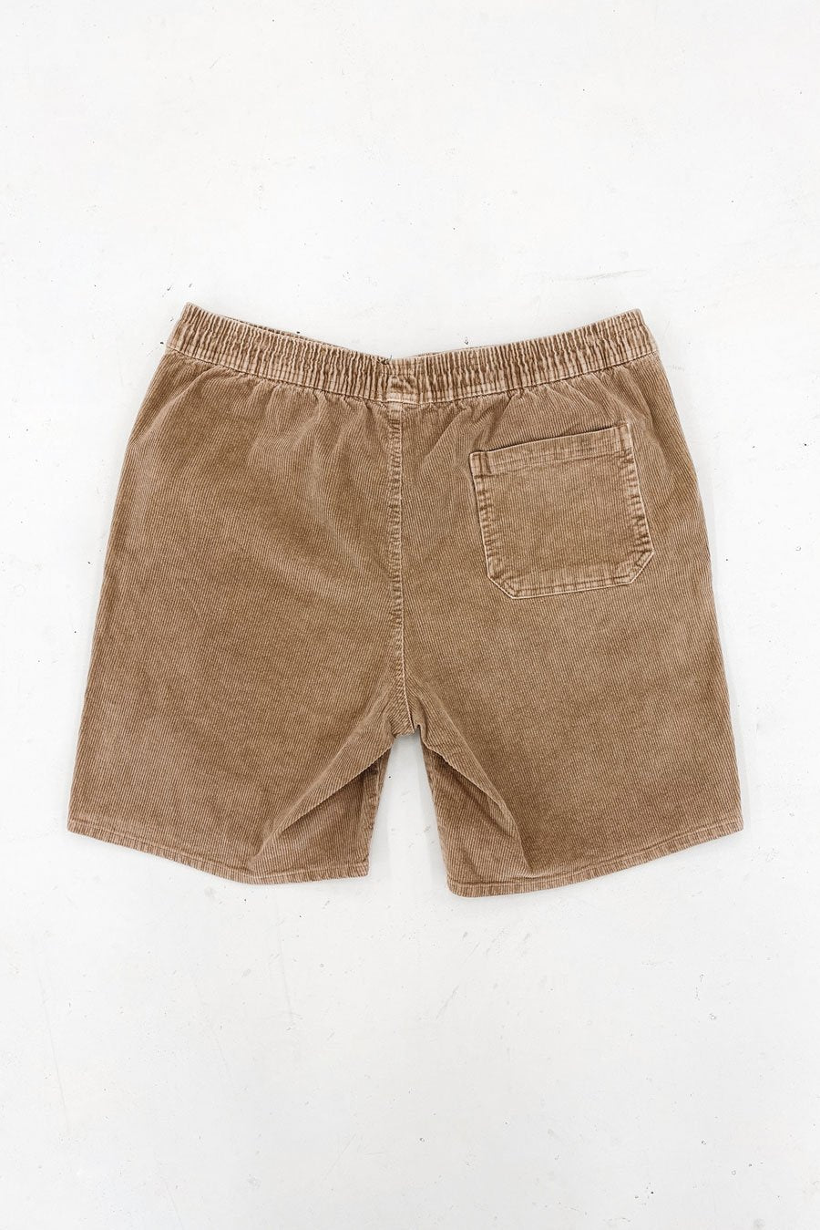 Cord Short Tan
