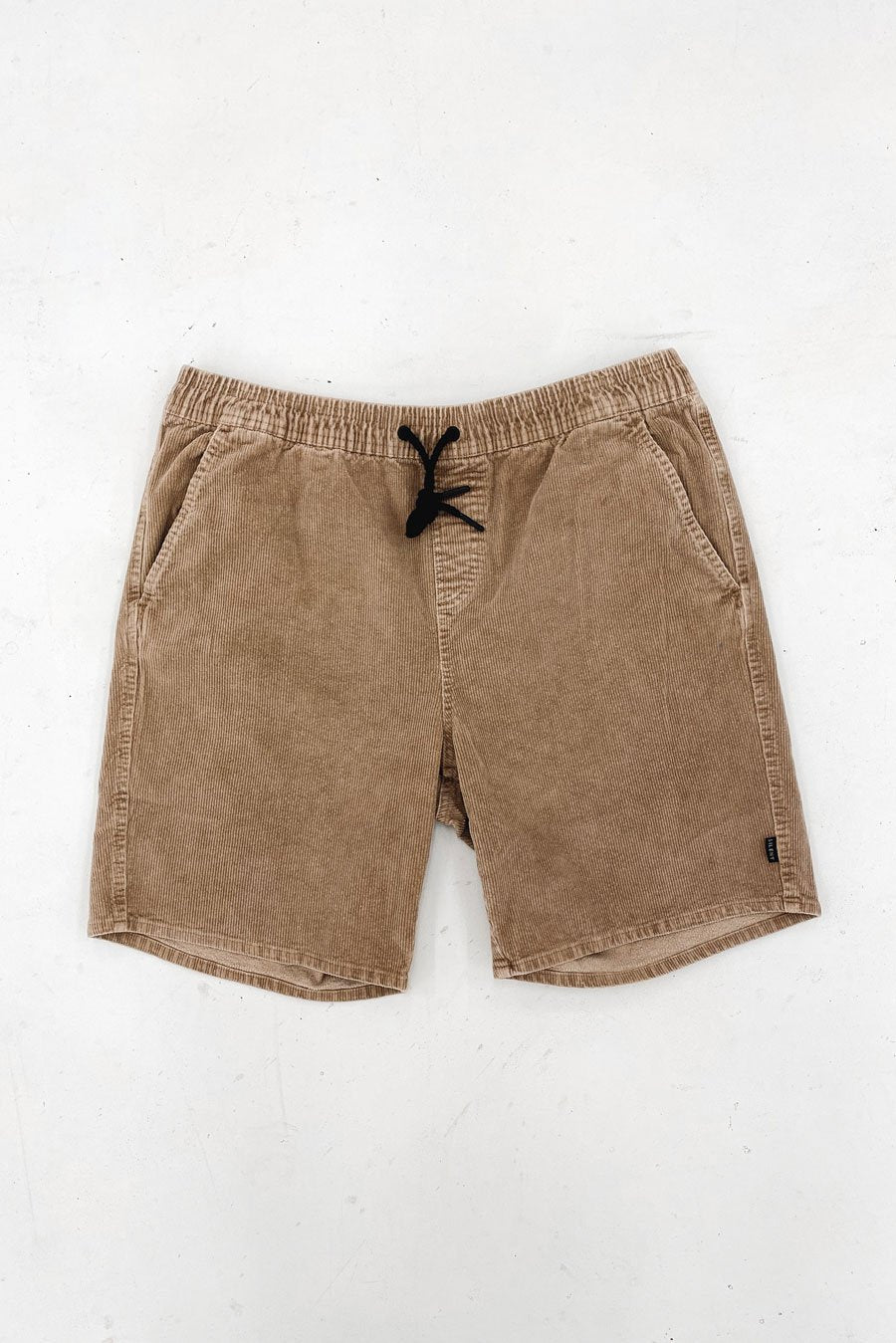 Cord Short Tan