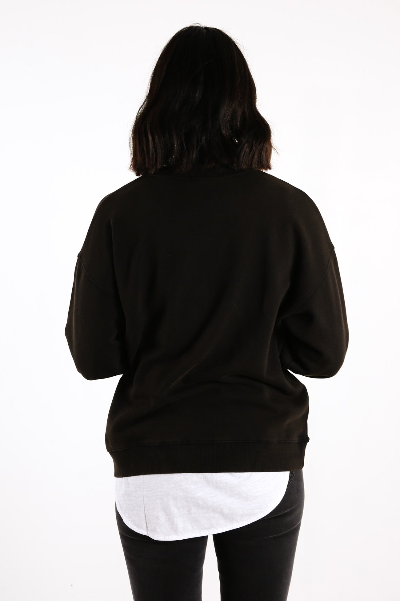 Core Logo Sweatshirt Washed Black