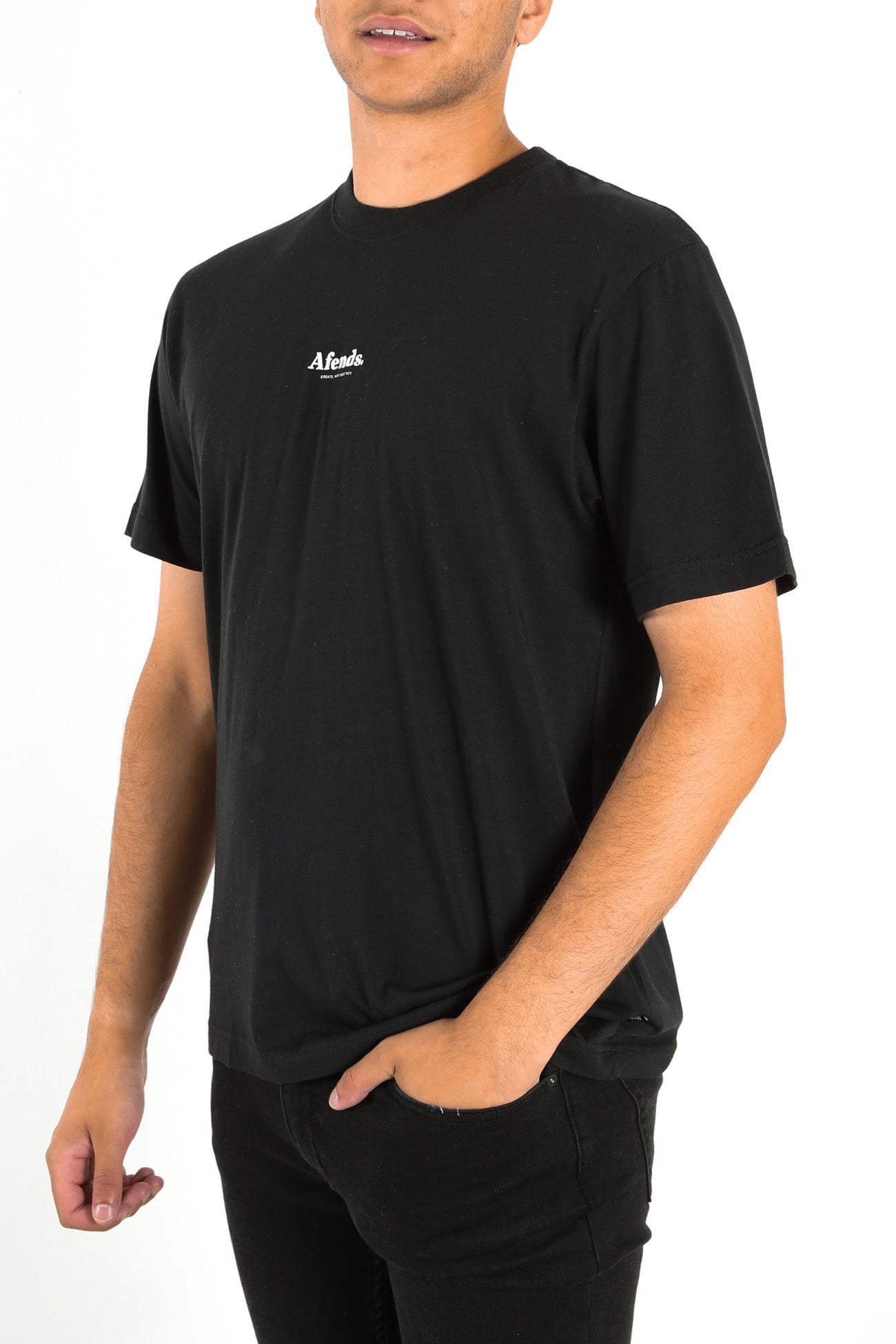 Create Destroy Retro Fit Tee Black