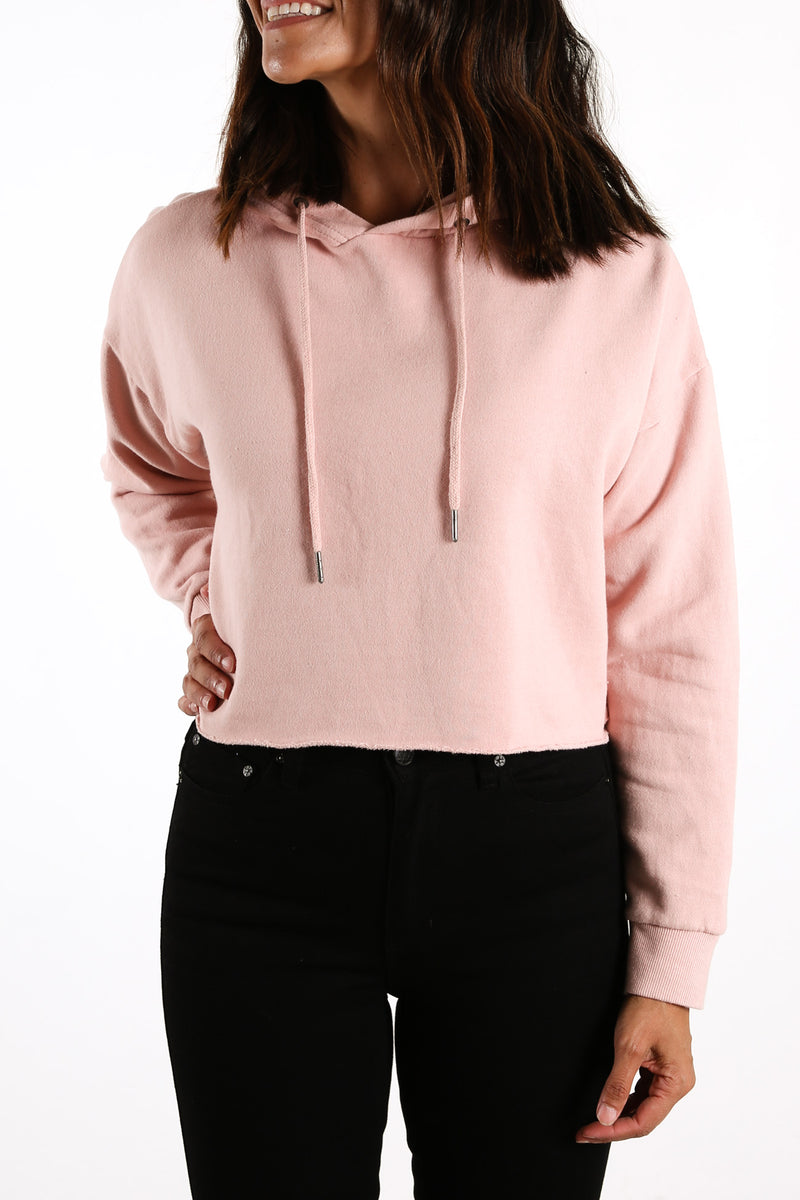 Cropped Hoody Dusty Pink