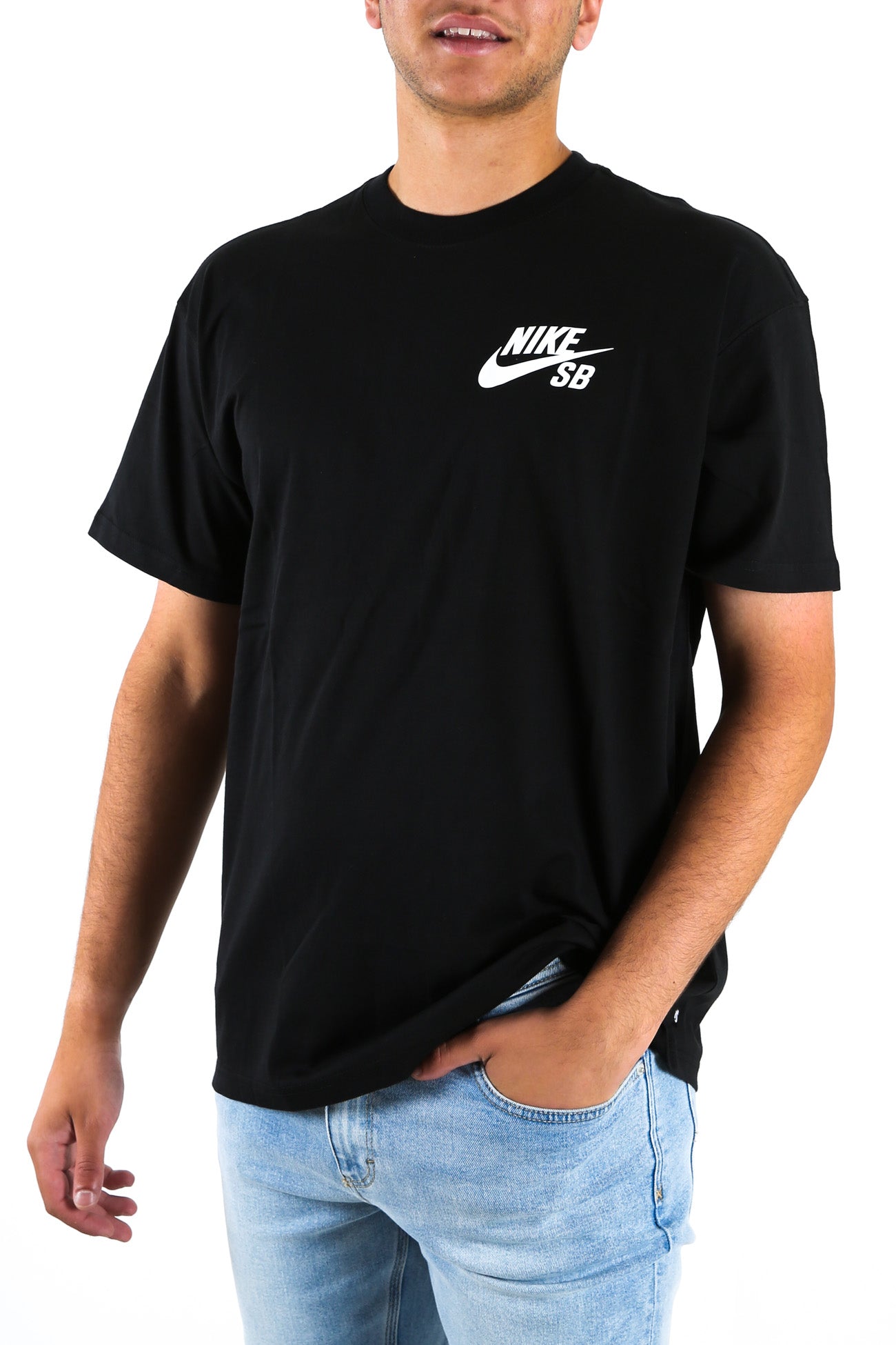 Nike SB Logo Skate Tee Black