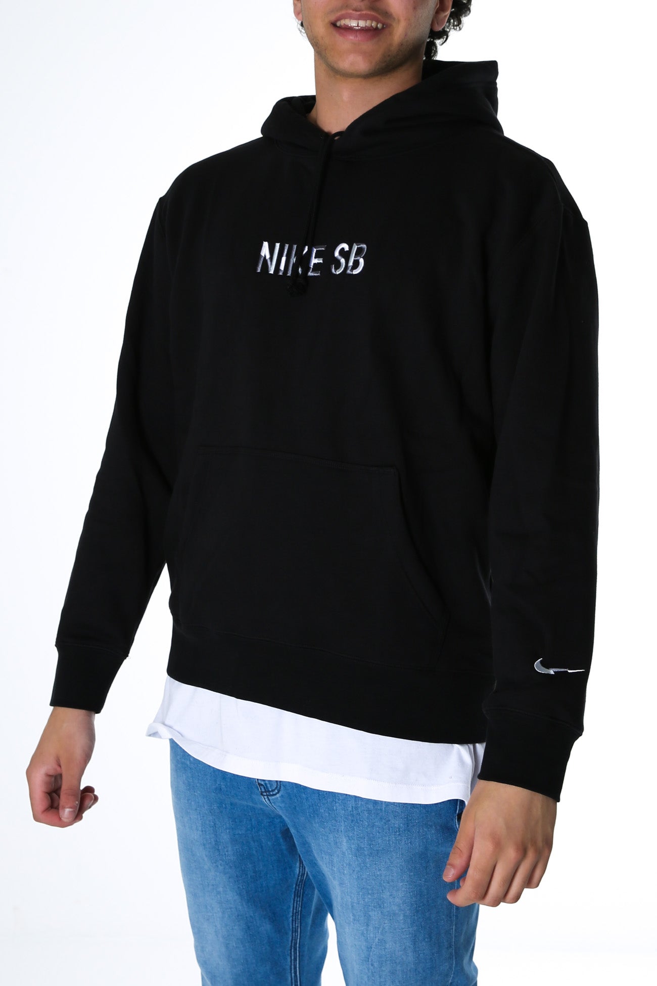 Nike SB Premium GFX Fleece Hood Black