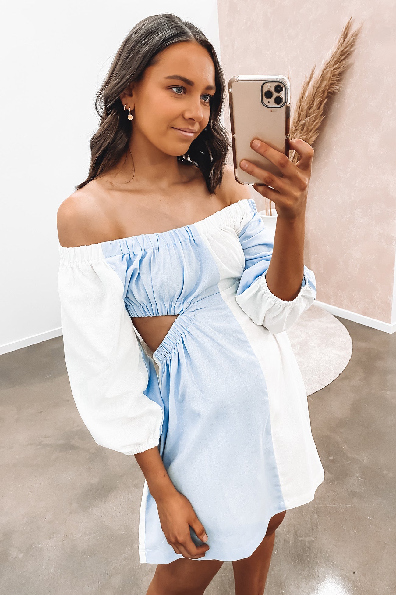 Della Mini Dress Blue