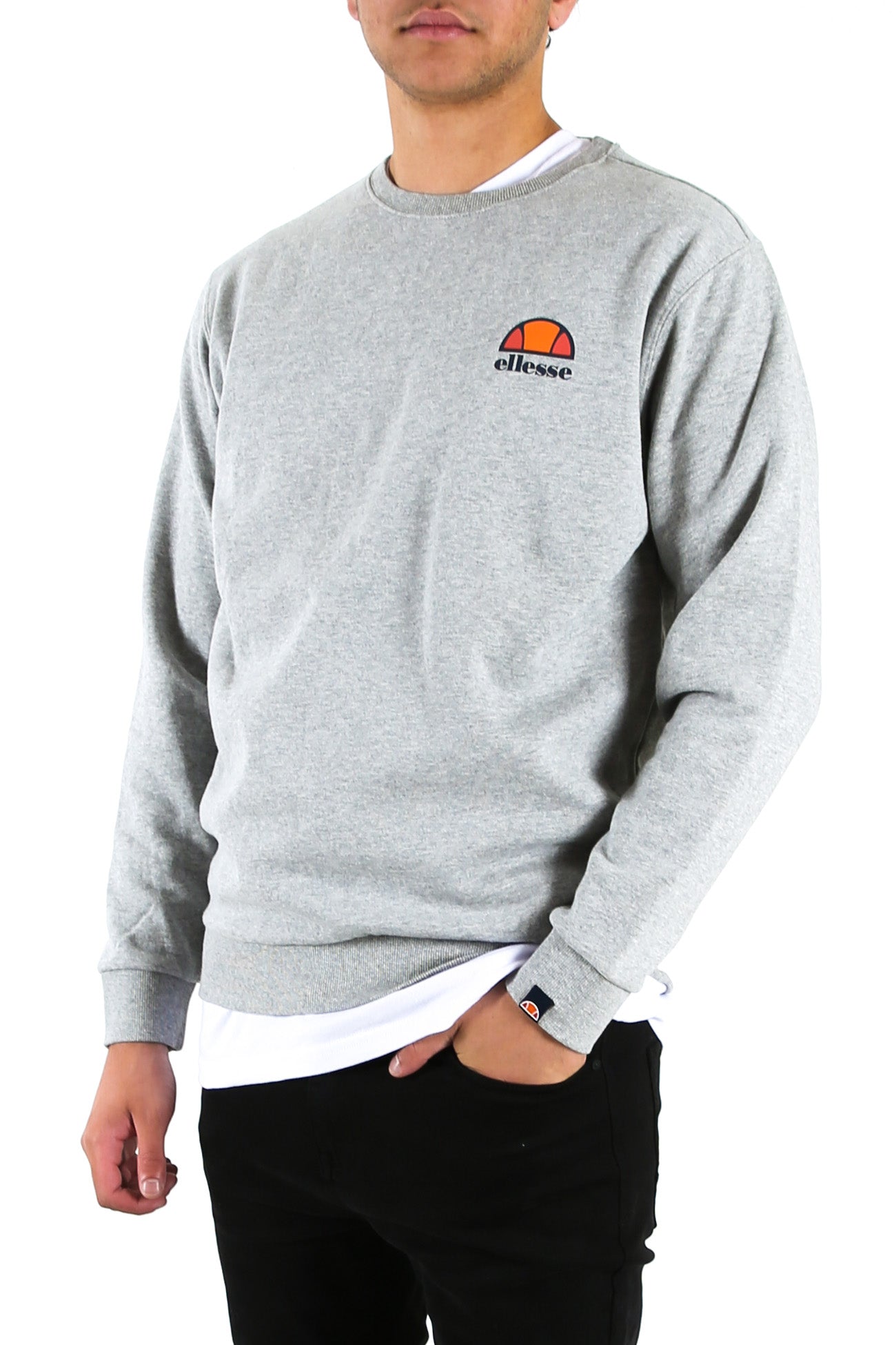 Diveria Crew Sweatshirt Grey Marle