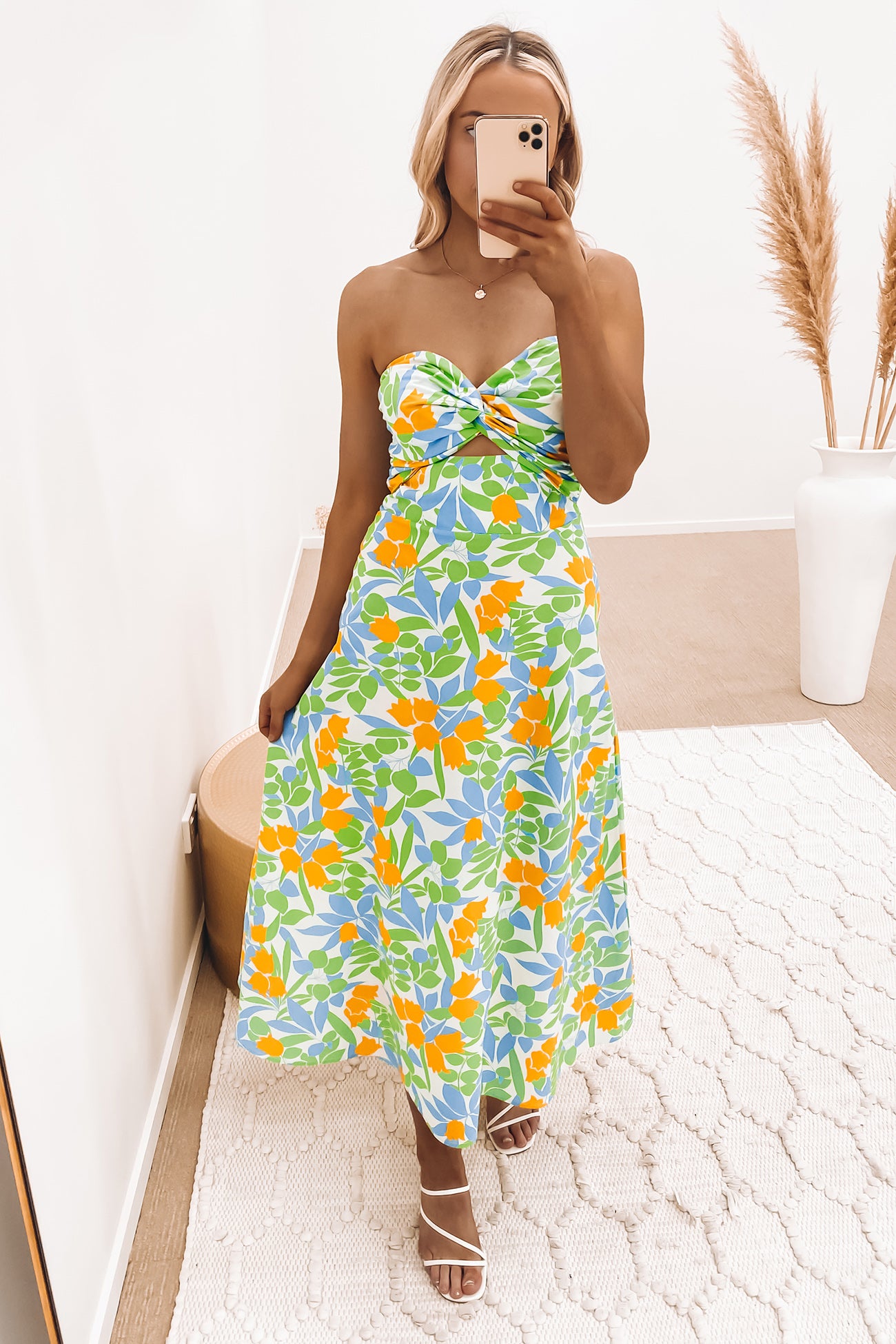 Dora Midi Dress Multi