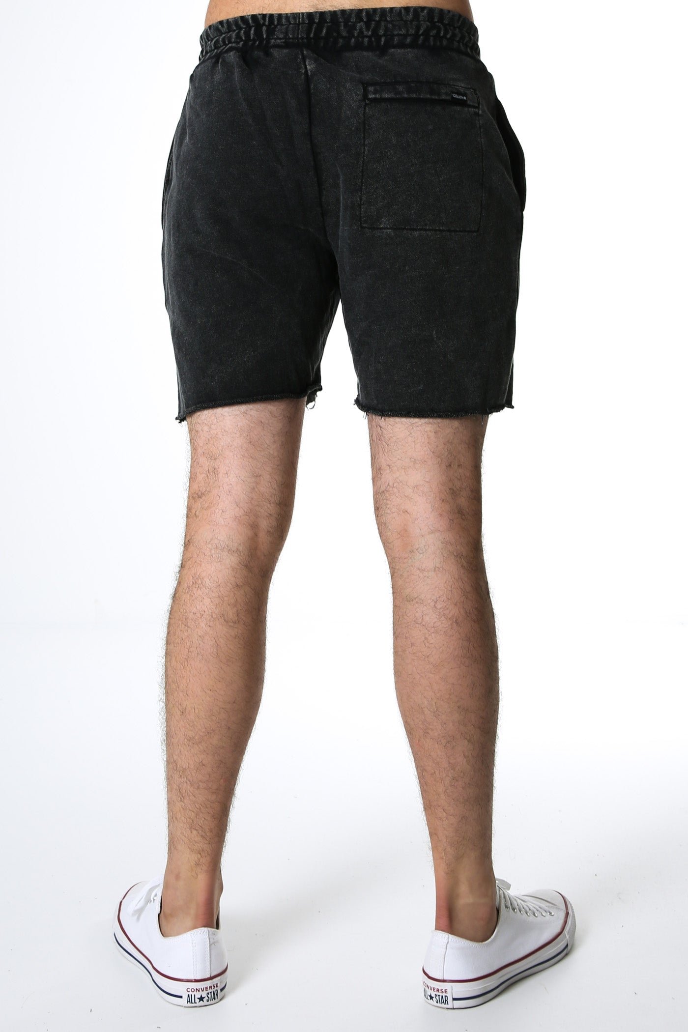 ES Fleece Short Washed Black