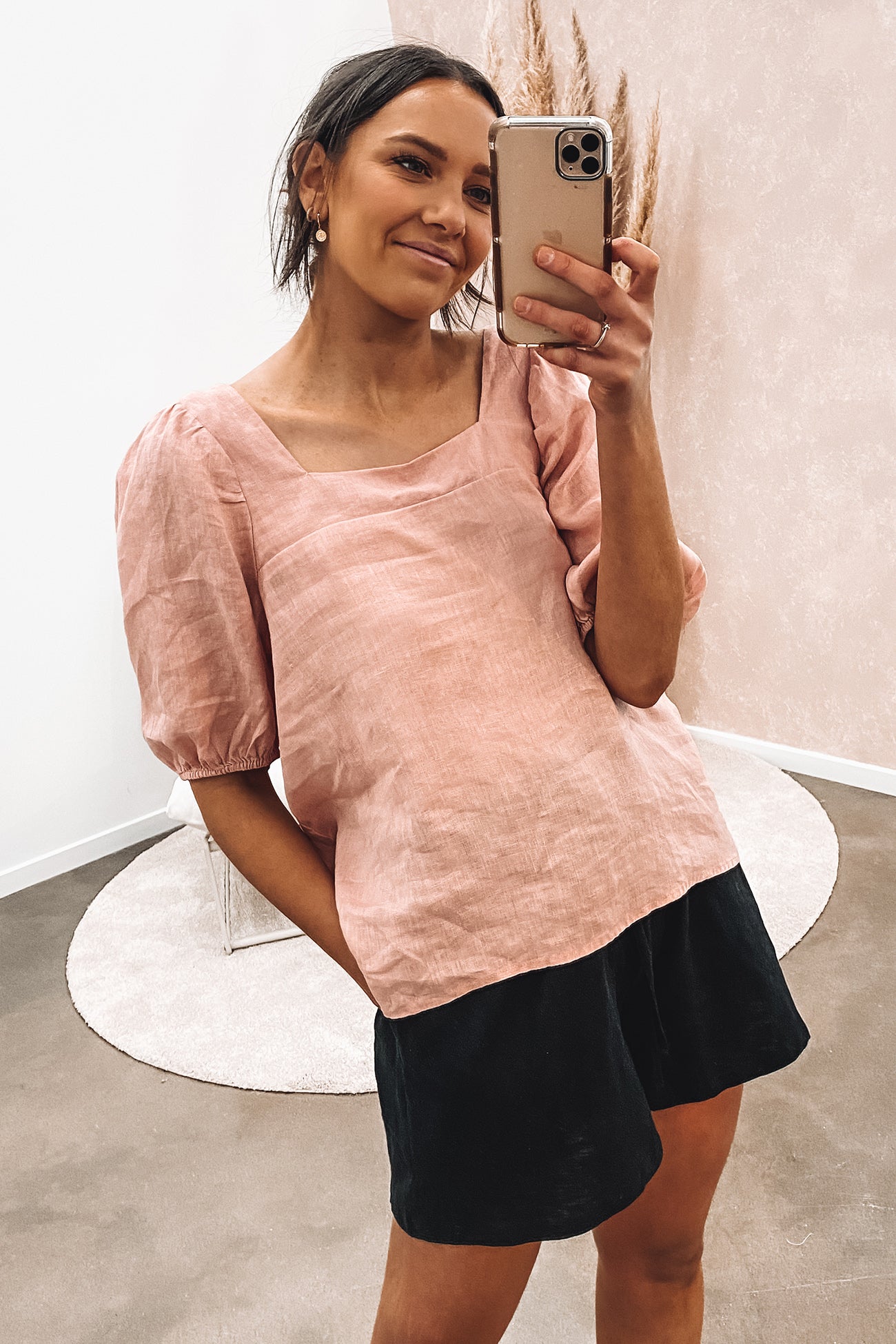 Eadie Top Rose
